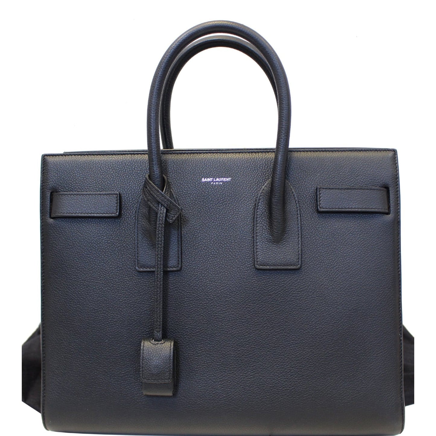 YSL Saint Laurent Saint Sac De Jour Grained Satchel Bag Leather Small Travel Bag