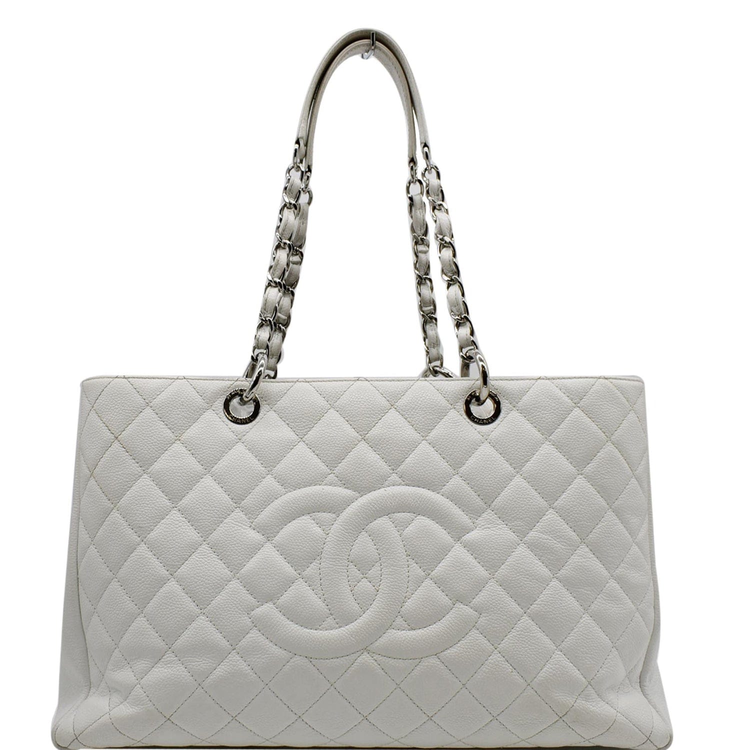 Chanel Xl Grand Caviar Shopping Tote Bag Leather Quilted