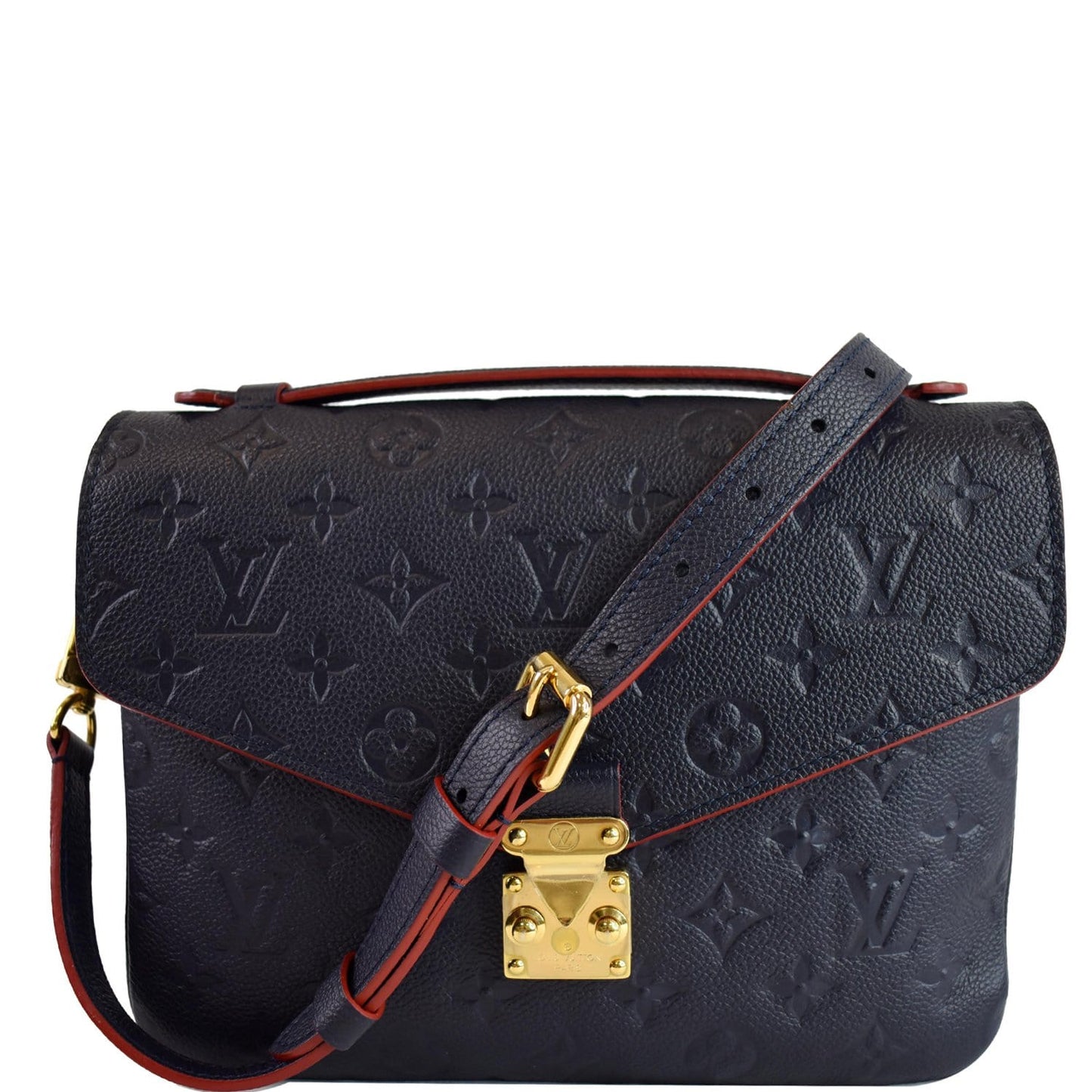 Louis Metis Pochette Empreinte Crossbody Bag Leather Blue Blue 3