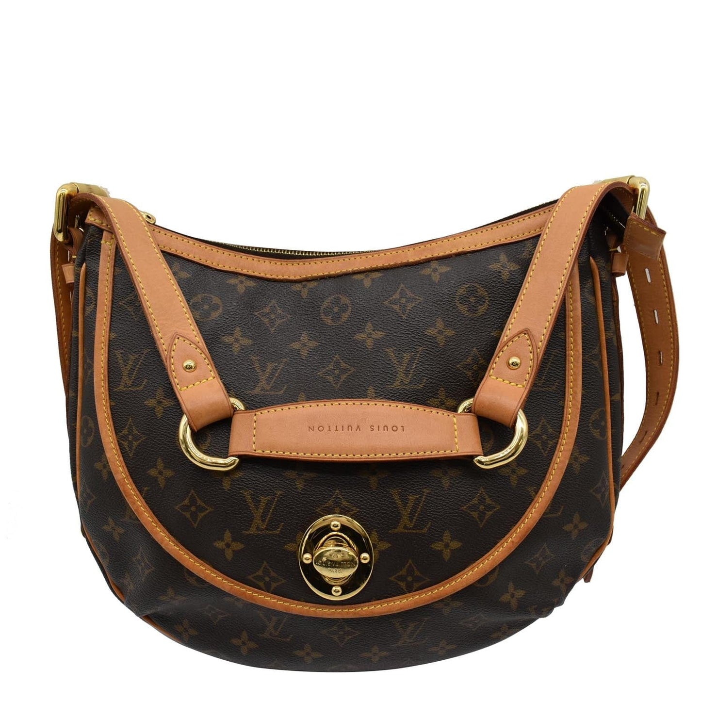 Louis Tulum Gm Shoulder Bag Canvas Monogram Brown 5