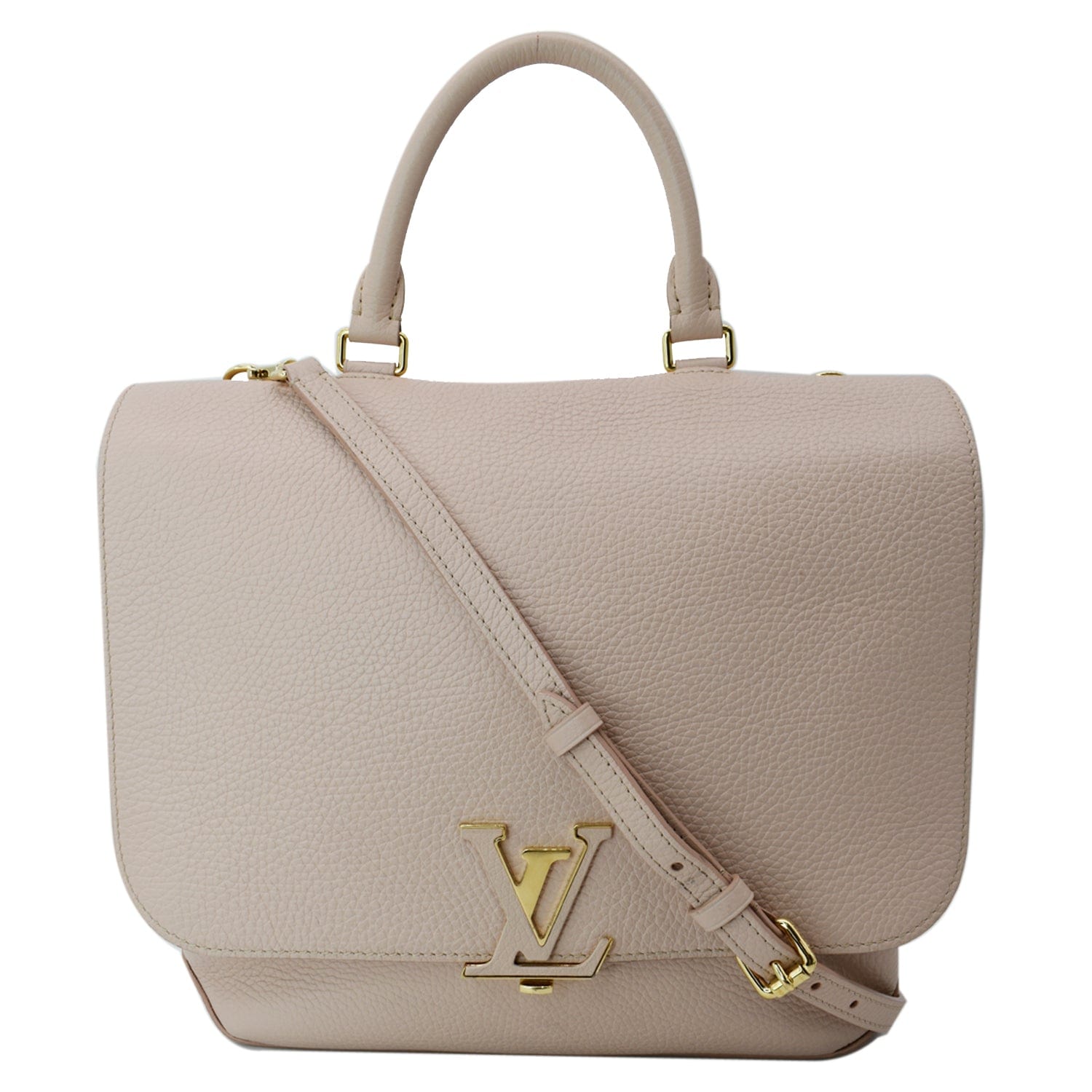 Louis Volta Taurillon Shoulder Bag Petale Leather