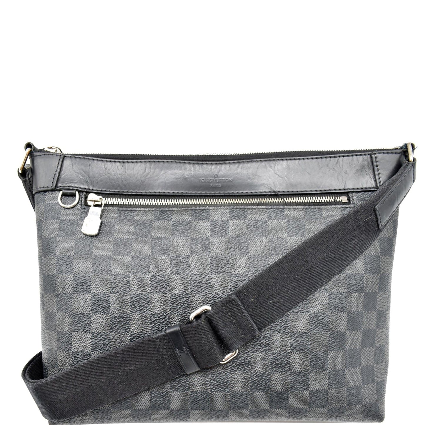 Louis Mick Pm Damier Graphite Messenger Bag Black Crossbody Bag