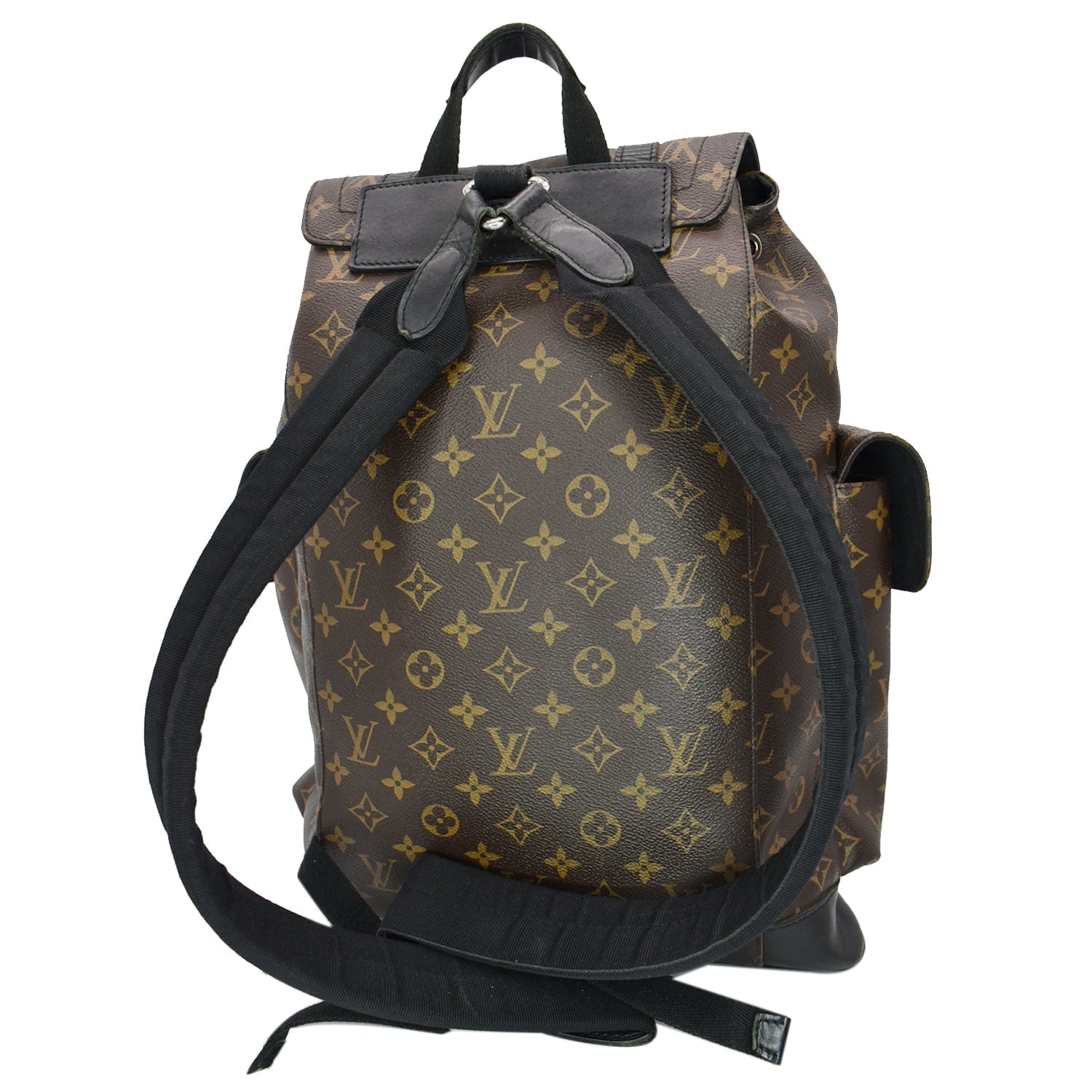 Louis Christopher Macassar Backpack Bag Canvas Monogram