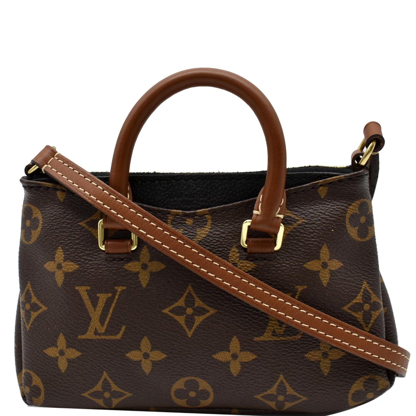 Louis Nano Pallas Crossbody Bag Canvas Monogram