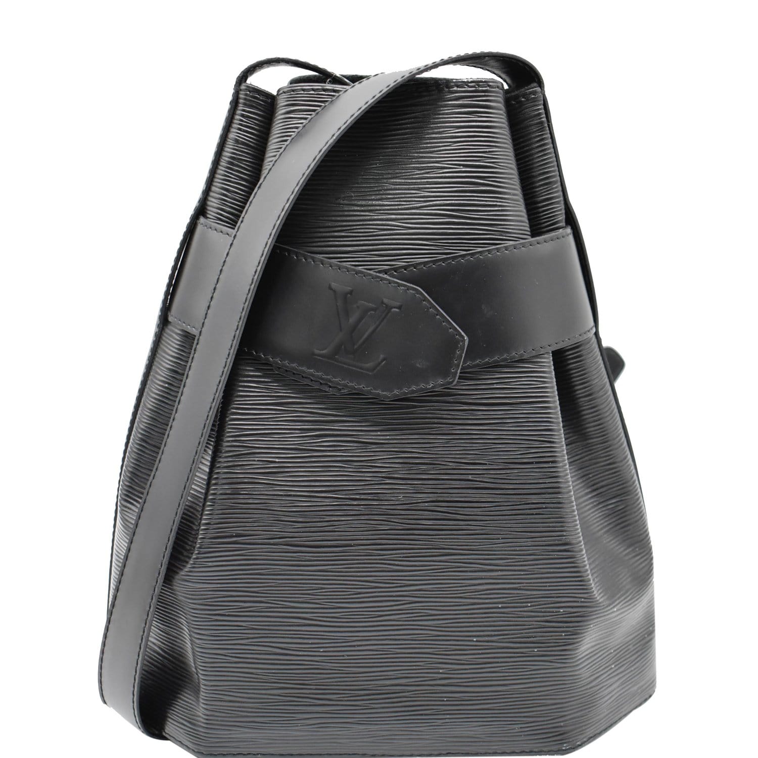 Louis Sac Epaule Pm Epi Bag Leather Black Shoulder Bag