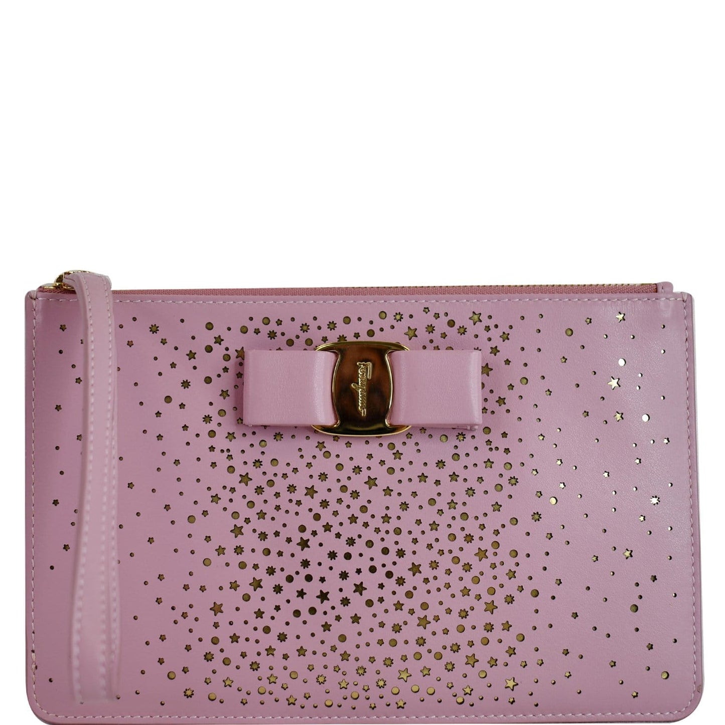 Vara Twinkle Wristlet Pouch Clutch Bag Pink