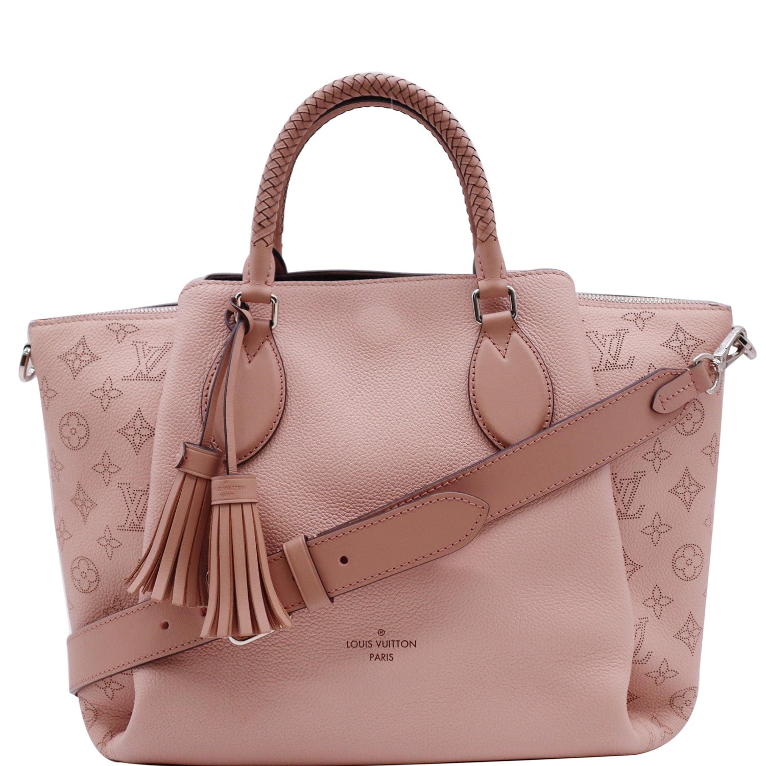 Louis Haumea Mahina Shoulder Bag Rose Leather Pink