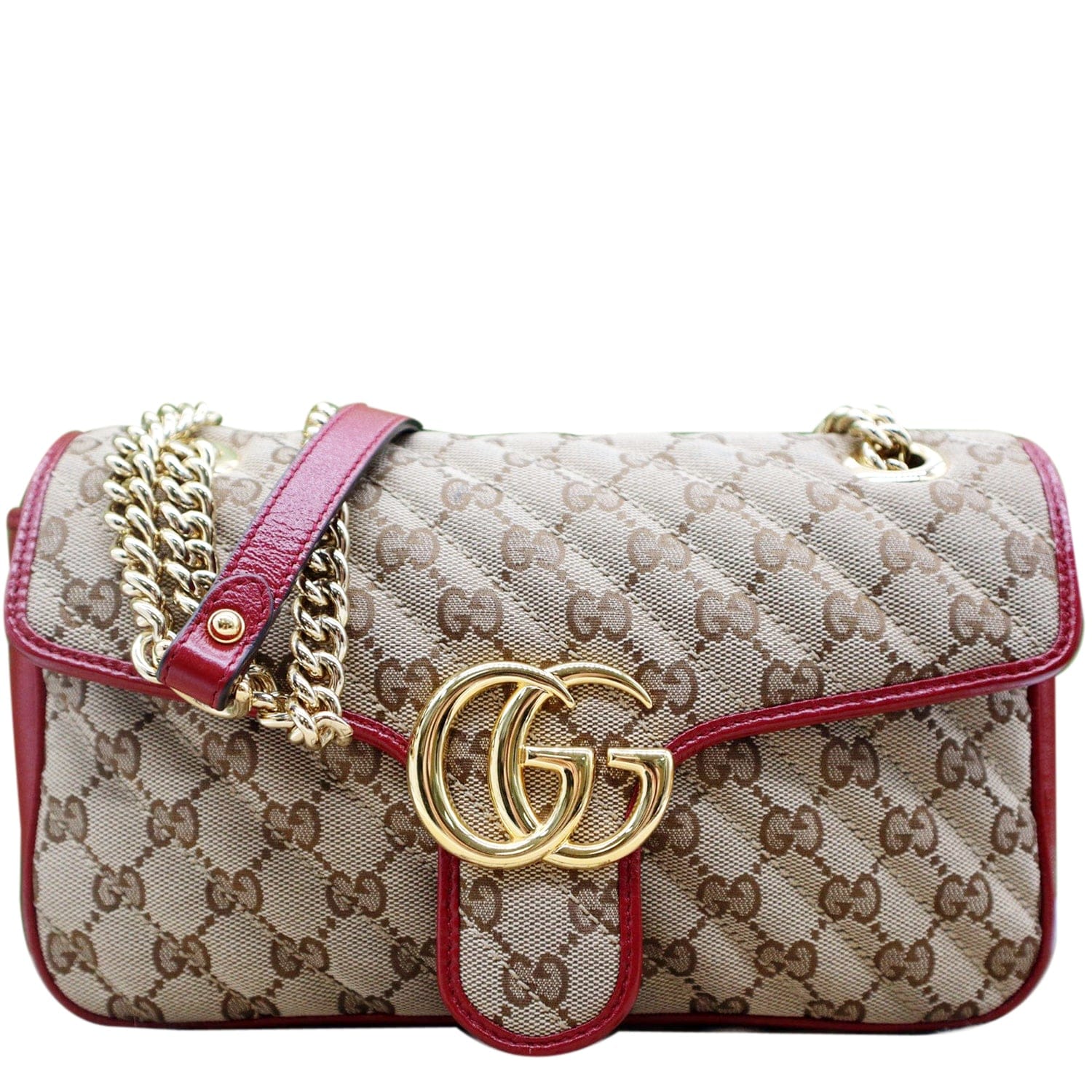 Gucci Marmont Small Shoulder Bag Canvas Matelasse