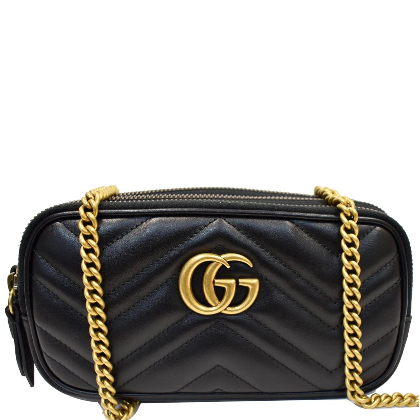 Gucci Marmont Crossbody Bag Black Mini