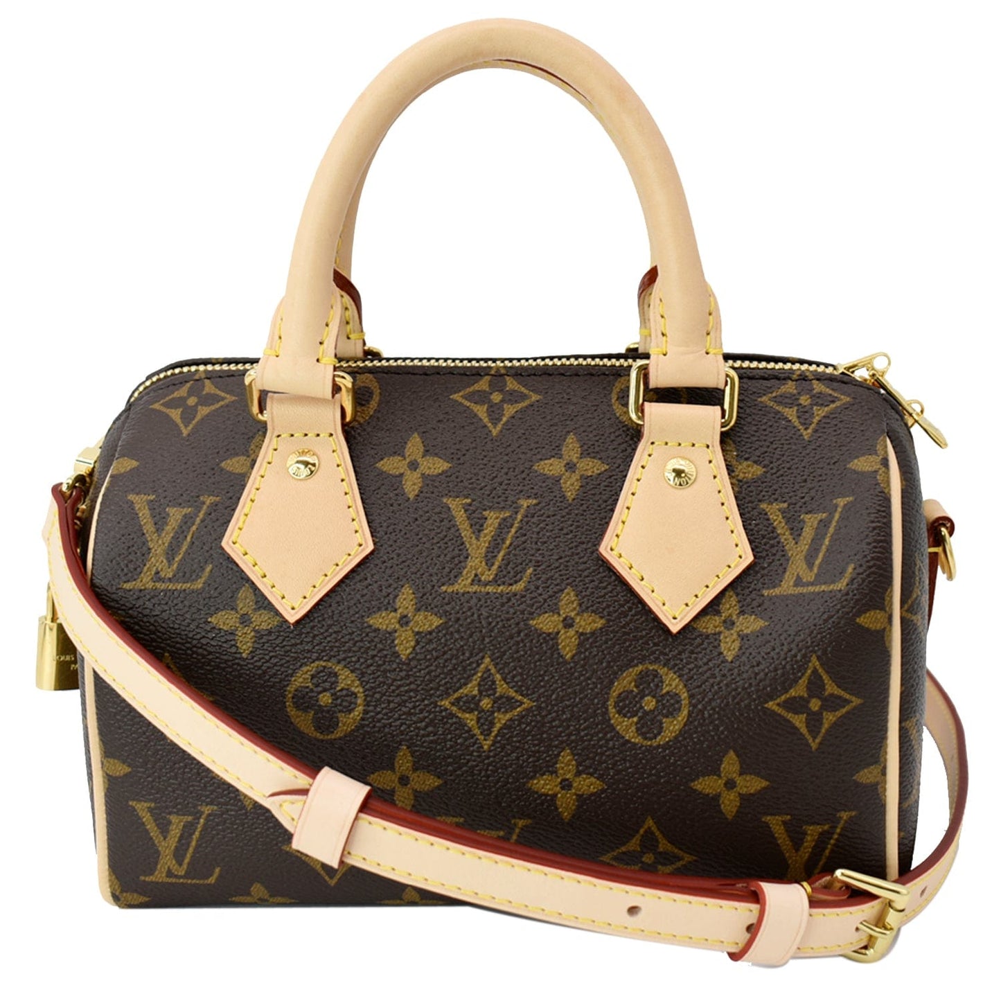 Louis Speedy Bandouliere Crossbody Bag Canvas Monogram