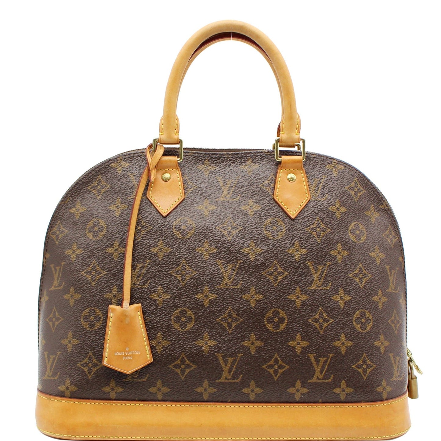 Louis Alma Gm Satchel Bag Canvas Monogram Shoulder Bag