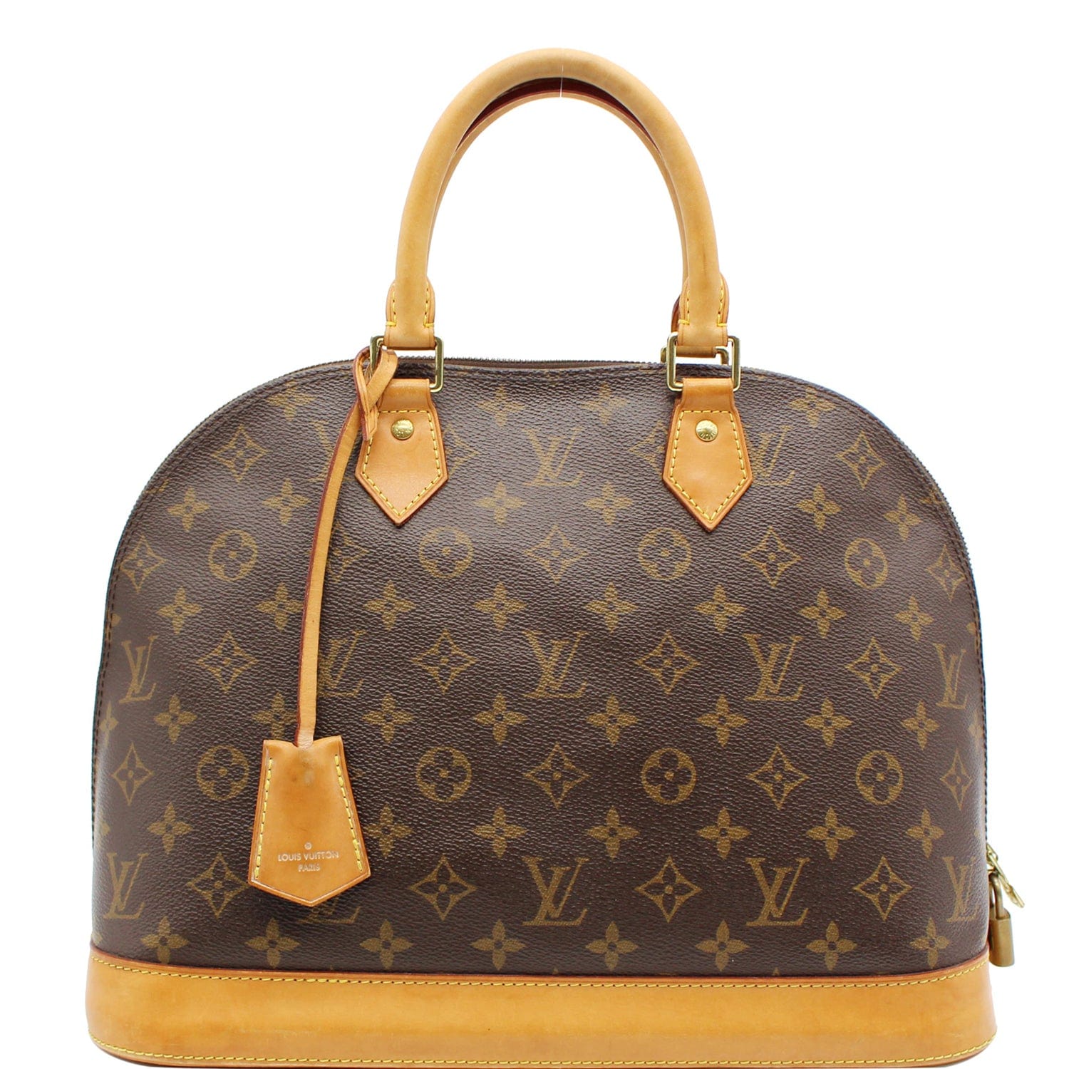 Louis Alma Gm Satchel Bag Canvas Monogram Shoulder Bag