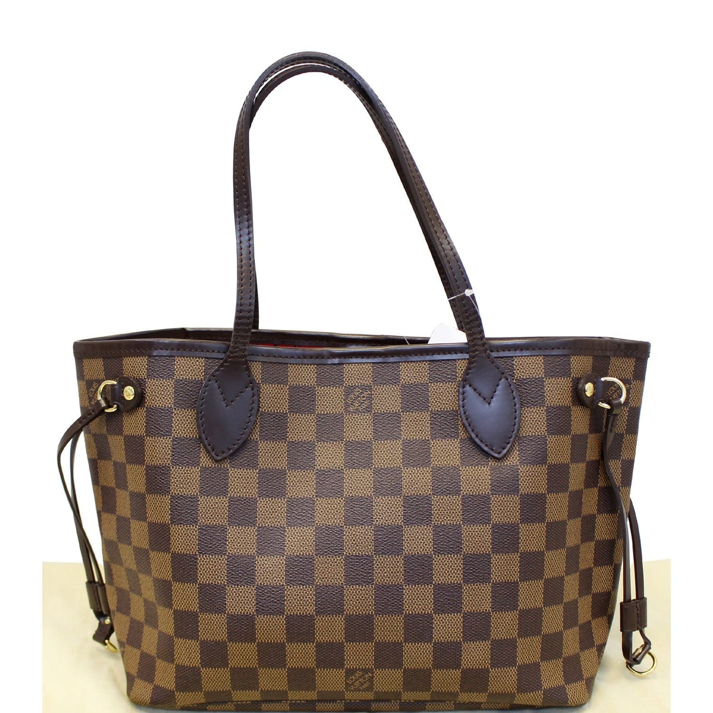 Louis Neverfull Pm Damier Ebene Tote Shoulder Brown Shoulder Bag