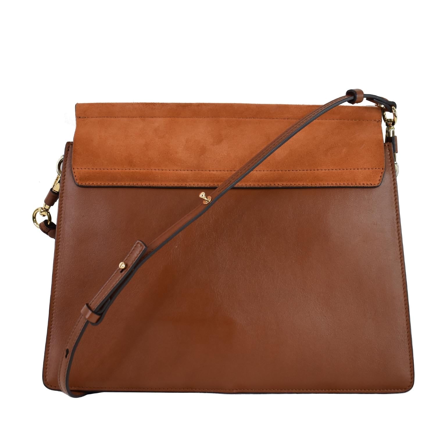 Chloe Faye Shoulder Bag Leather Brown