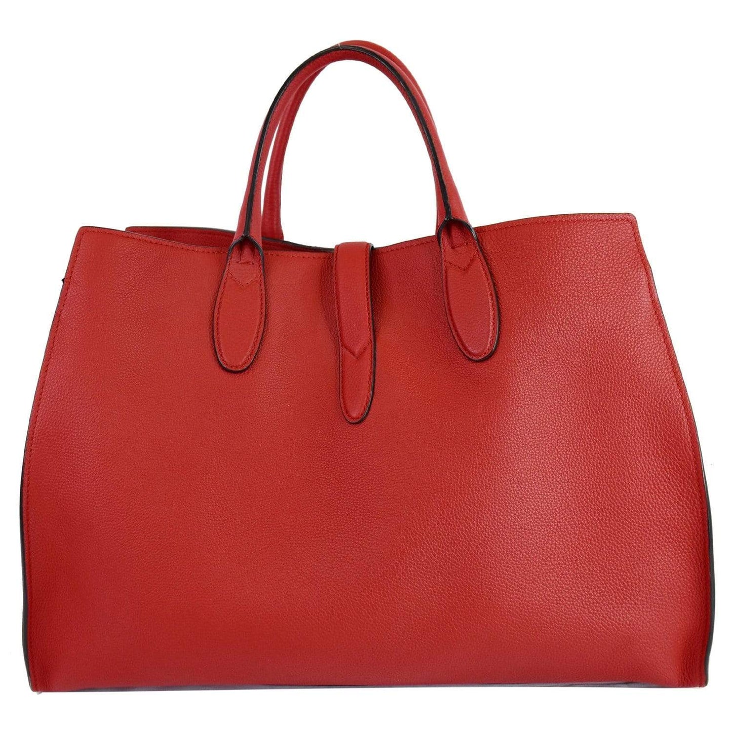 Gucci Jackie Top Handle Tote Bag Leather Red