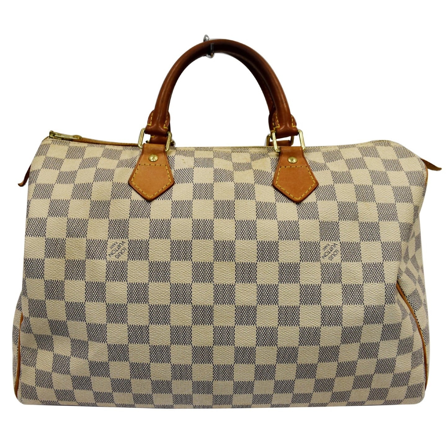 Louis Speedy Damier Azur Satchel Bag White Travel Bag