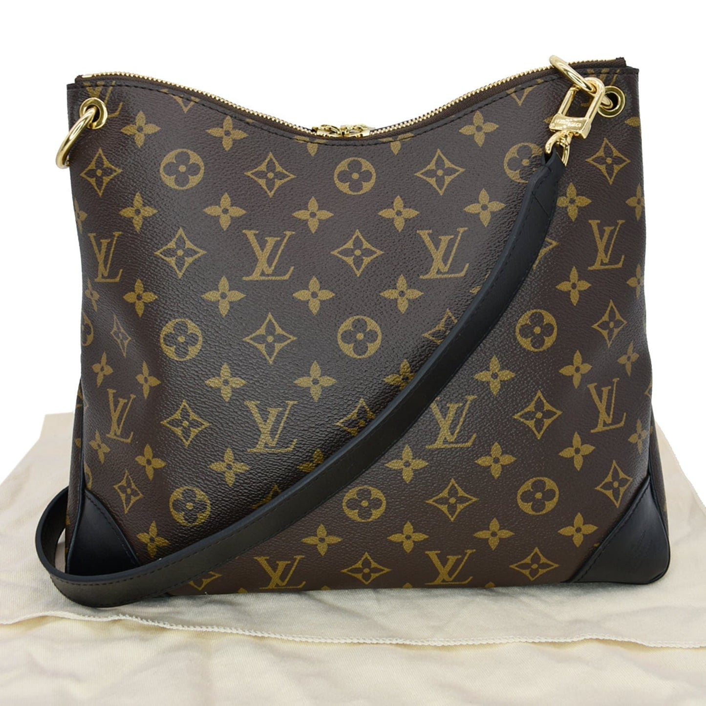 Louis Odeon Nm Mm Shoulder Bag Canvas Monogram