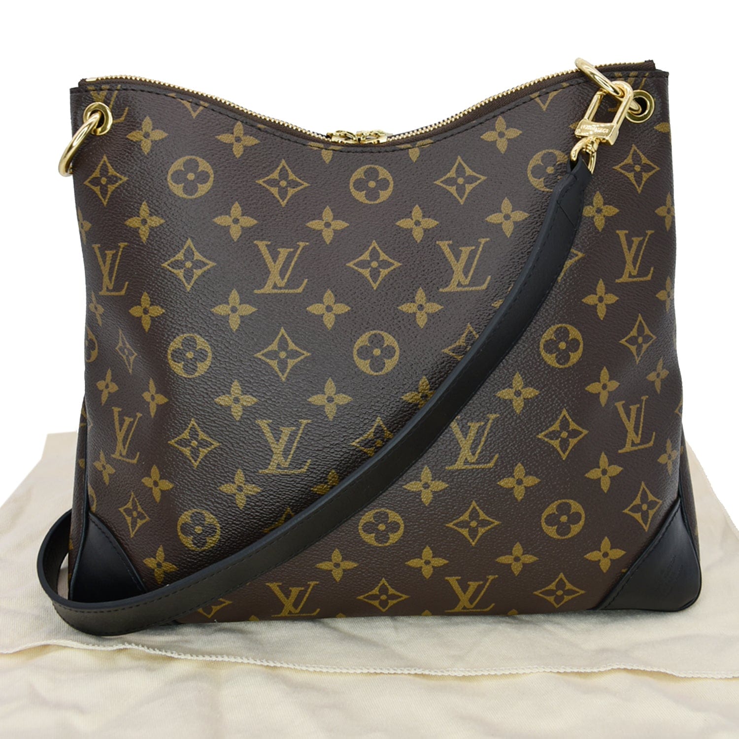 Louis Odeon Nm Mm Shoulder Bag Canvas Monogram