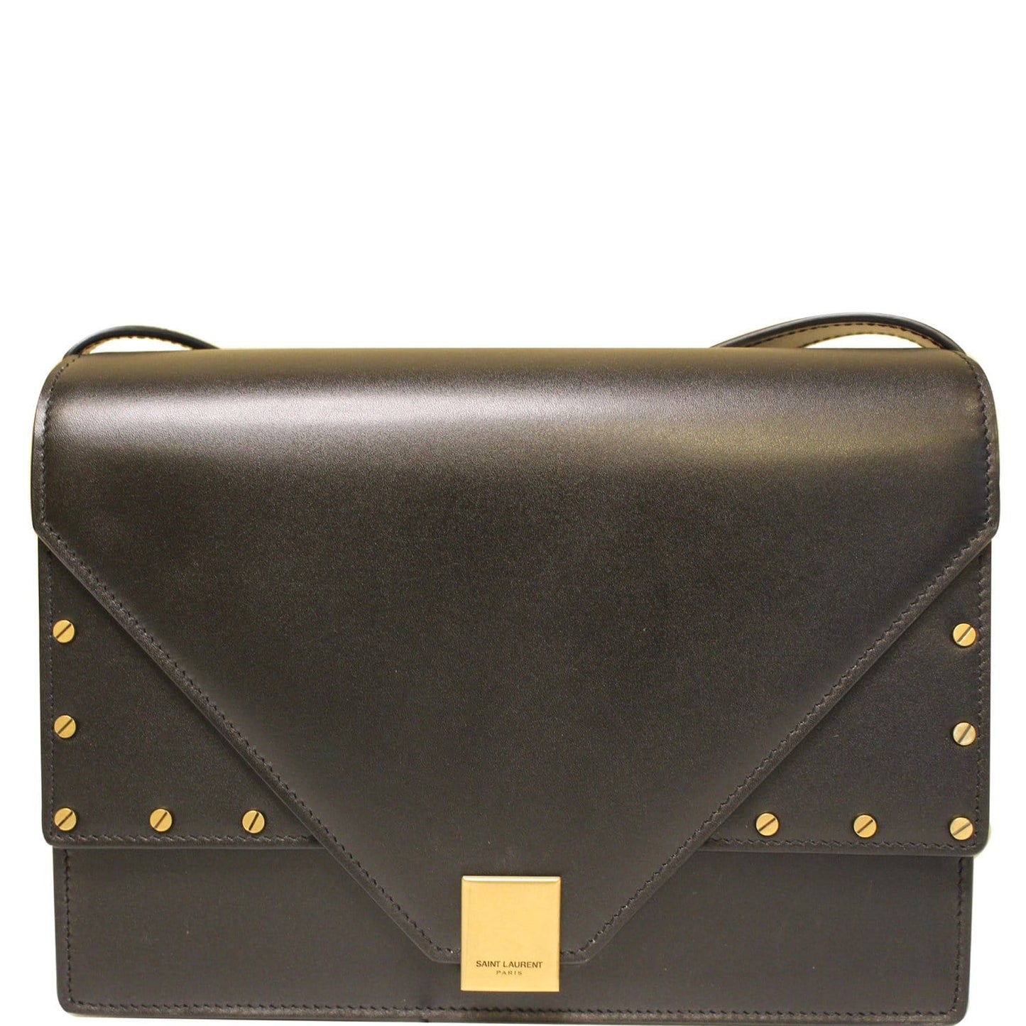 YSL Saint Laurent Saint Margaux Shoulder Bag Last Call Leather Black