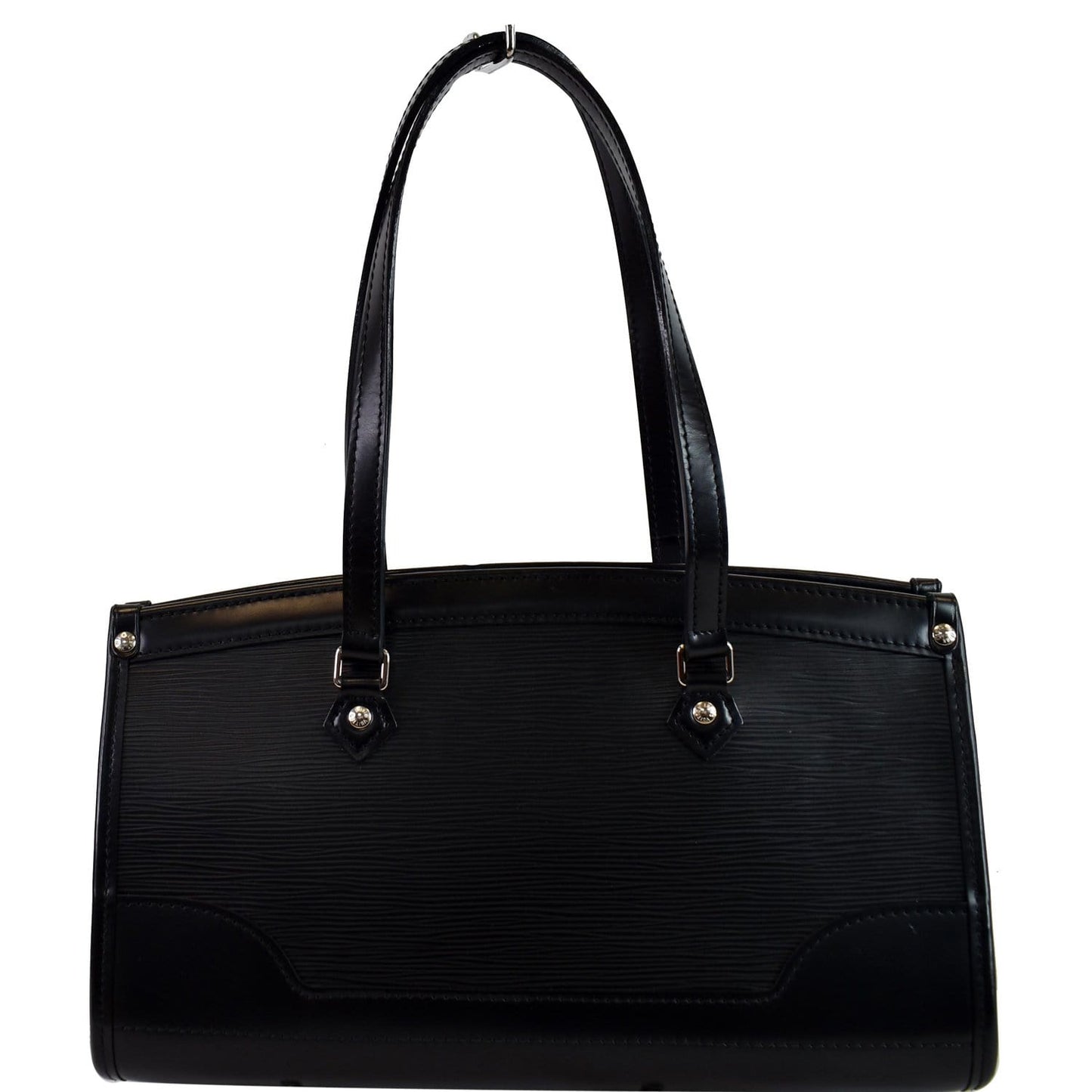 Louis Madeleine Pm Epi Shoulder Bag Leather Black