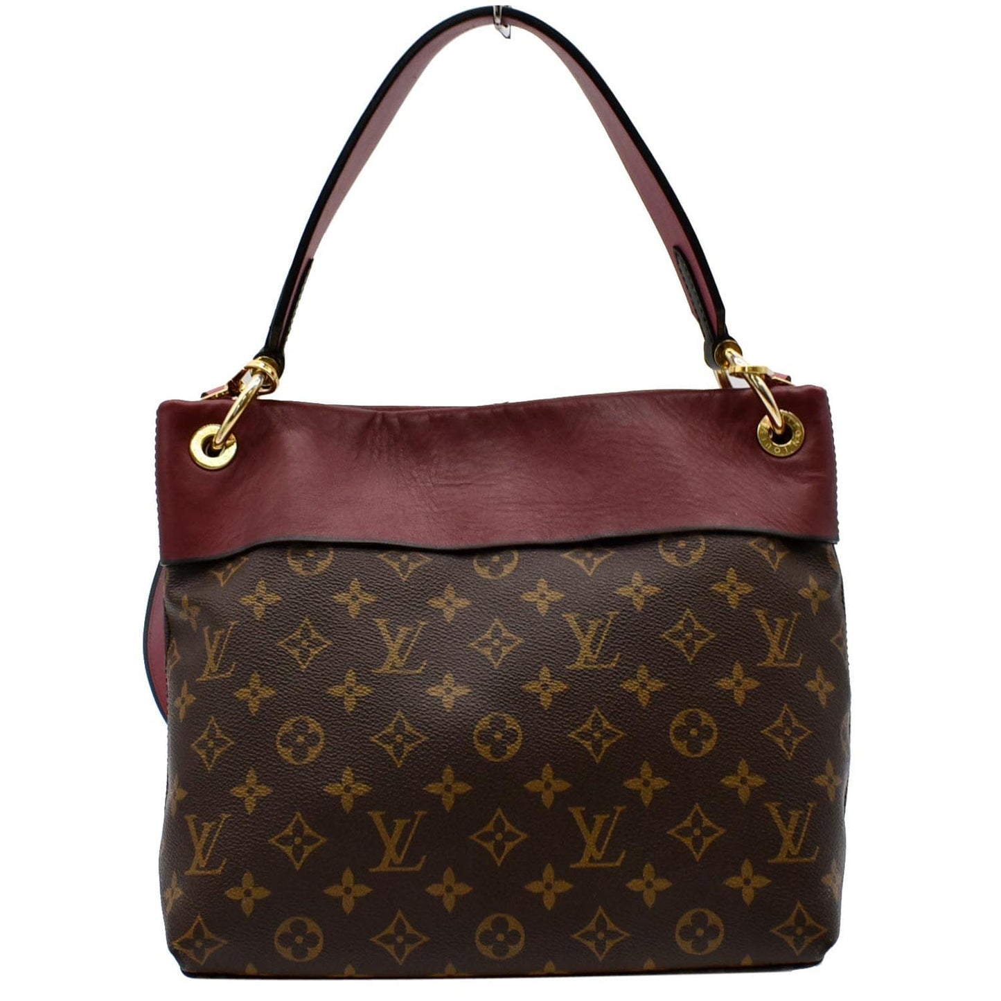 Louis Tuileries Besace Shoulder Bag Rose Bruyere Canvas Monogram