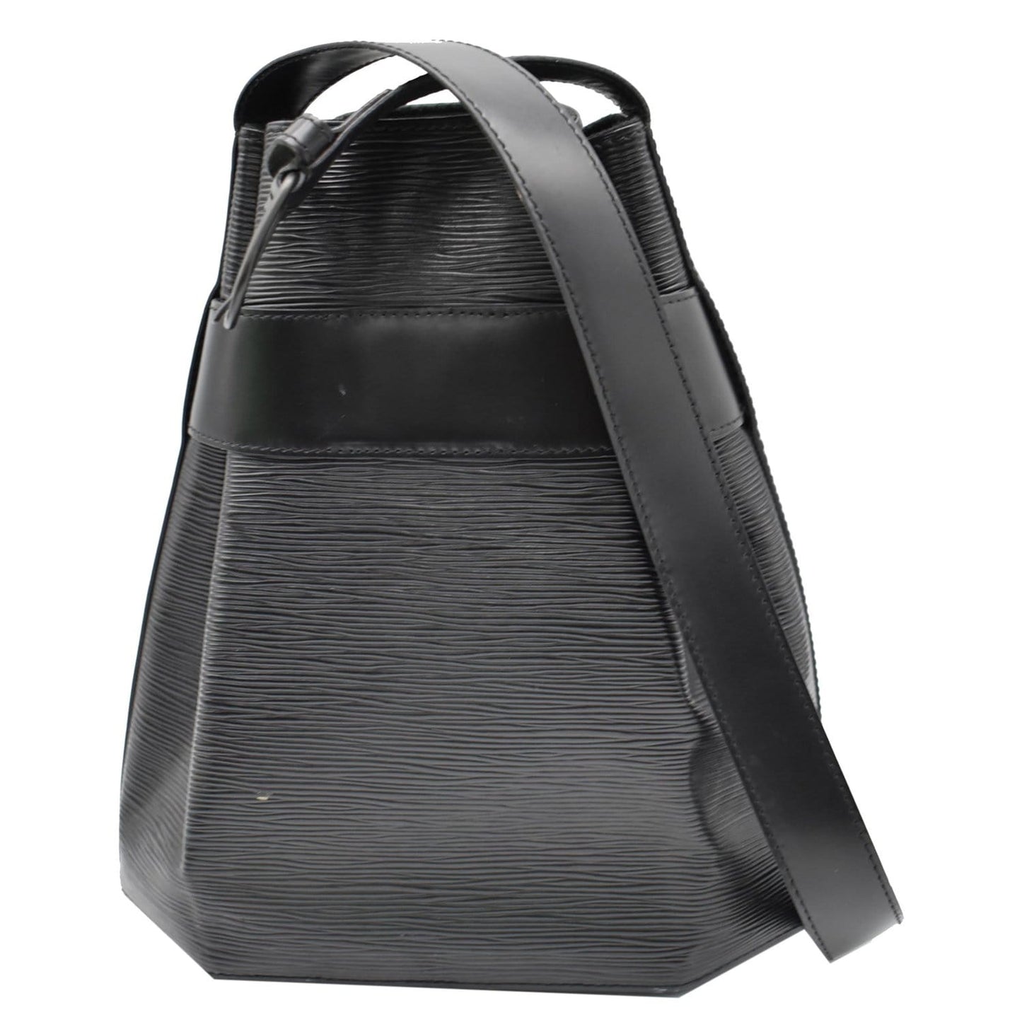 Louis Sac Epaule Pm Epi Bag Leather Black Shoulder Bag
