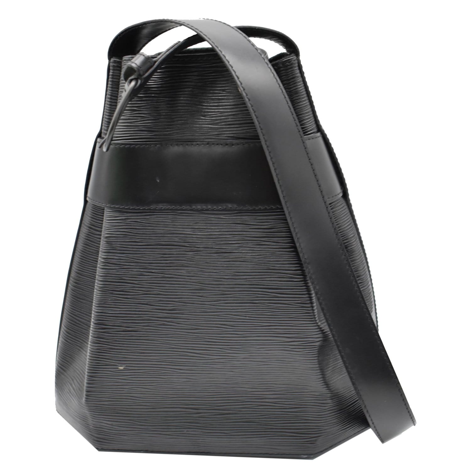 Louis Sac Epaule Pm Epi Bag Leather Black Shoulder Bag
