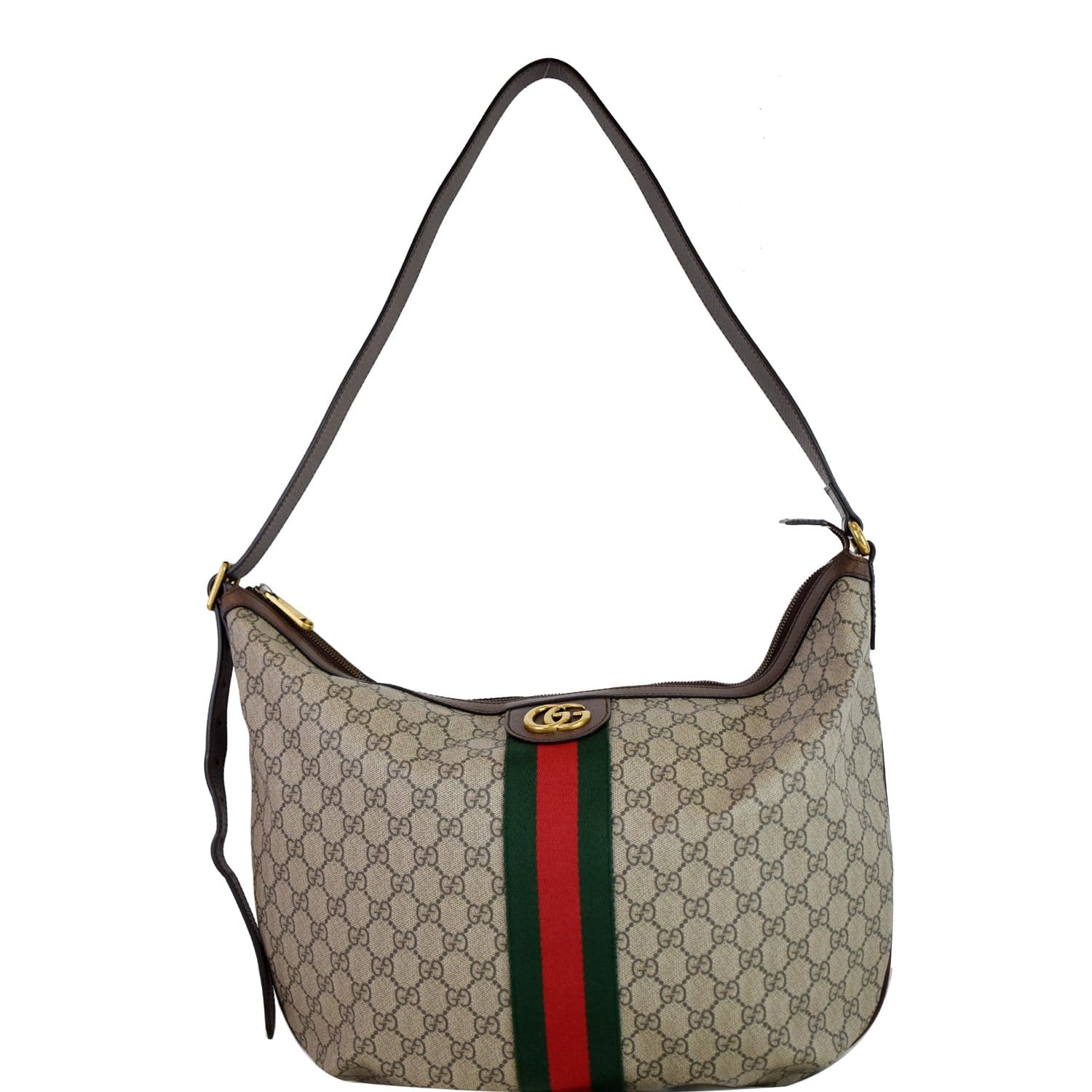 Gucci Ophidia Soft Supreme Crossbody Bag Beige