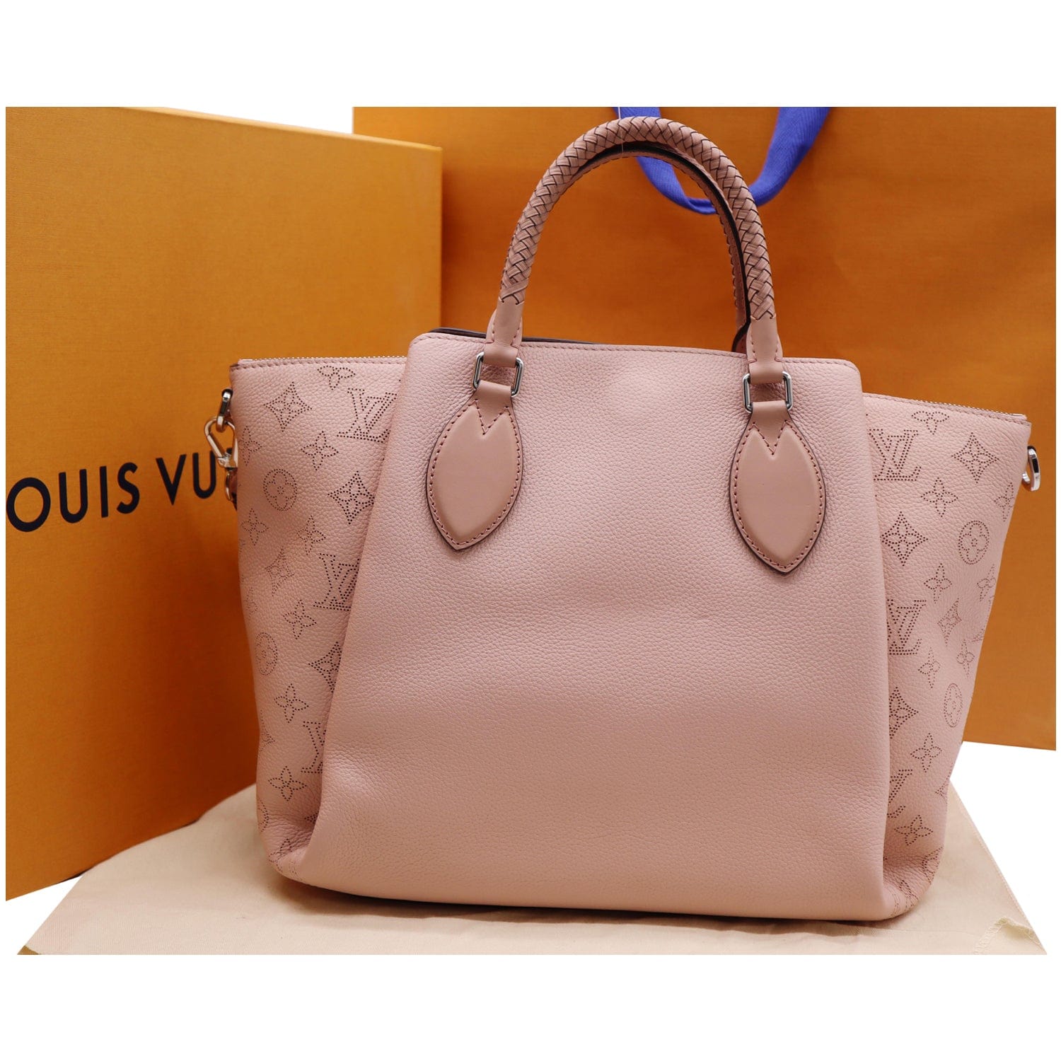 Louis Haumea Mahina Shoulder Bag Rose Leather Pink