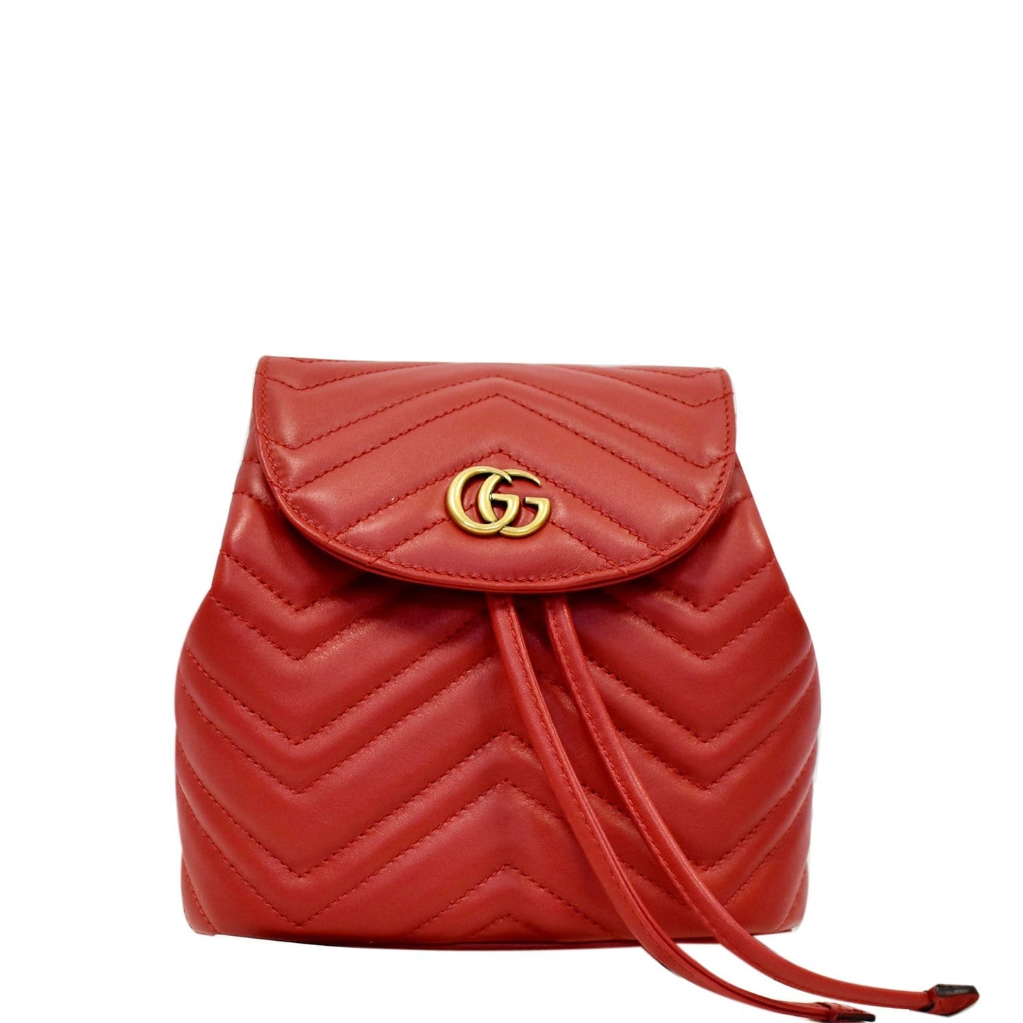 Gucci Marmont Backpack Bag Leather Matelasse