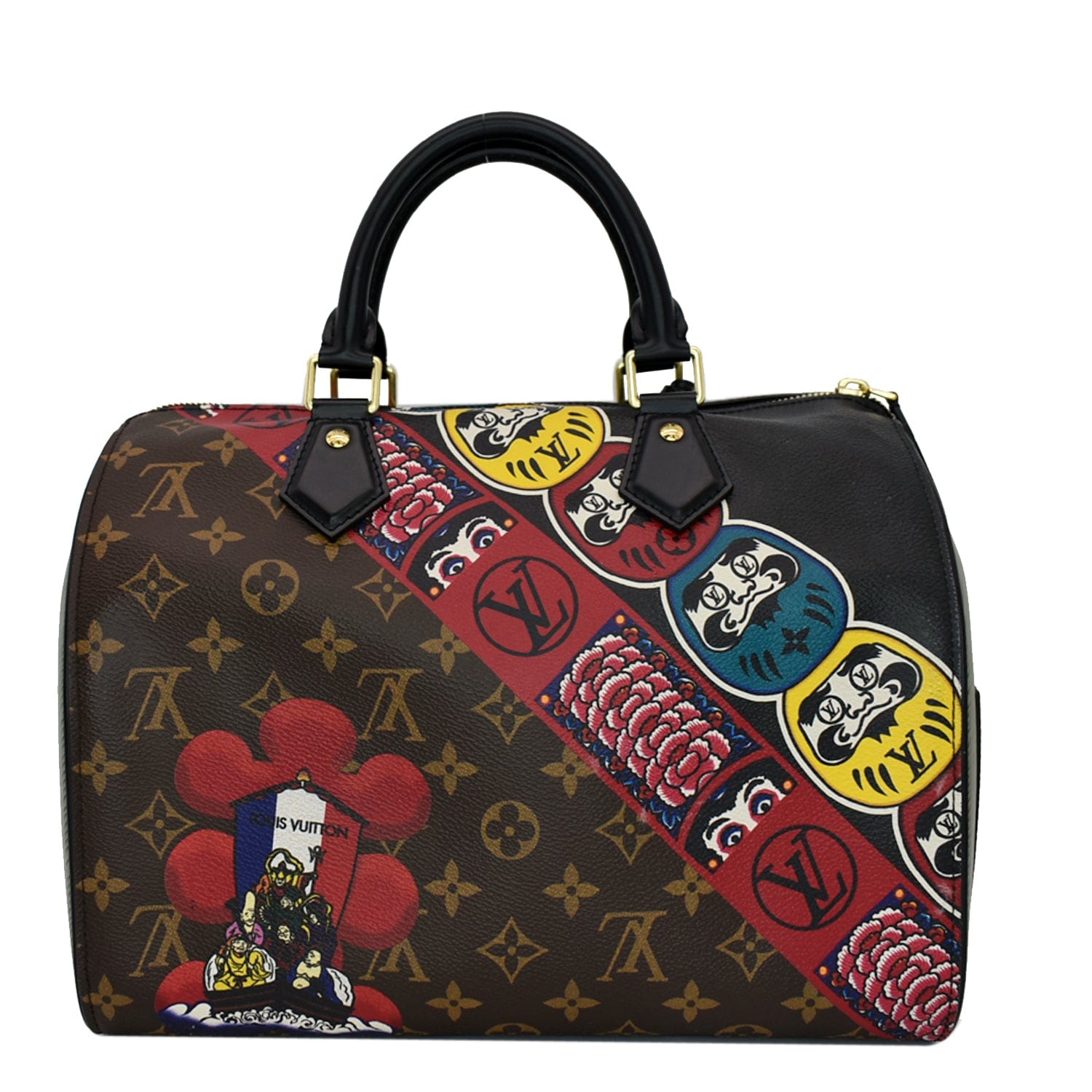 Louis Kabuki Speedy Satchel Bag Hot Deals Canvas Monogram Travel Bag