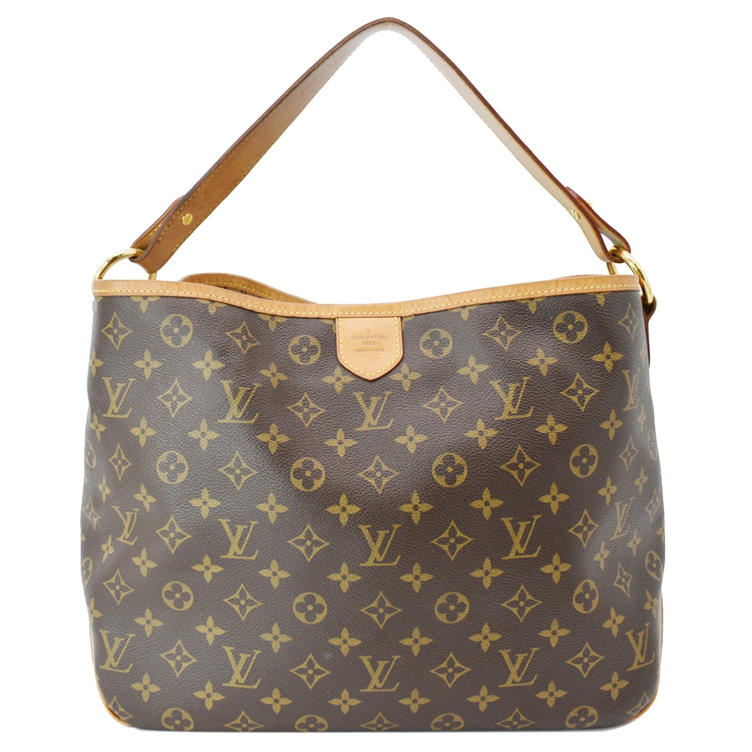 Louis Delightful Pm Shoulder Bag Canvas Monogram Brown 6