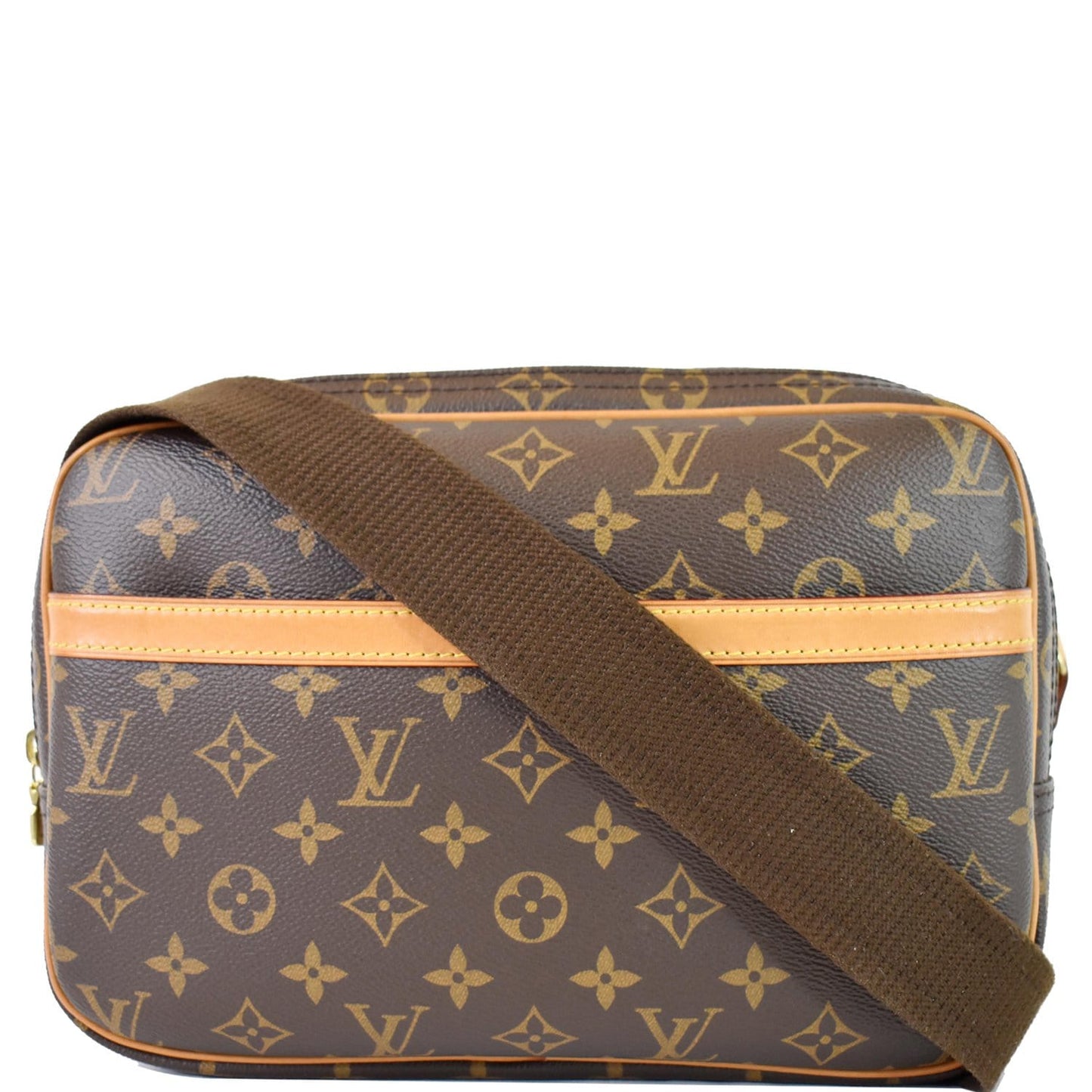 Louis Reporter Pm Shoulder Bag Canvas Monogram