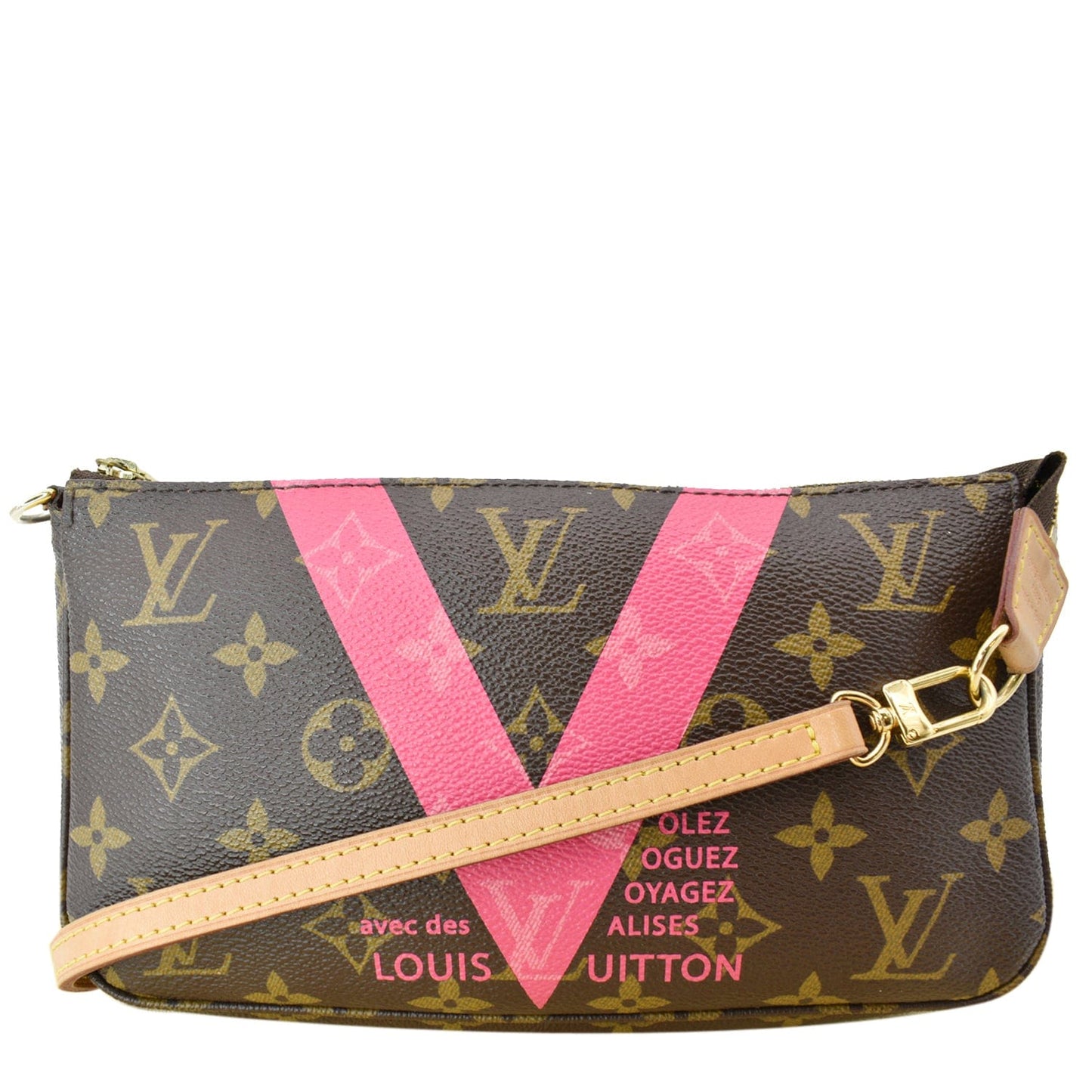 Louis Grenade Accessories Pochette Bag Canvas Monogram Clutch Bag