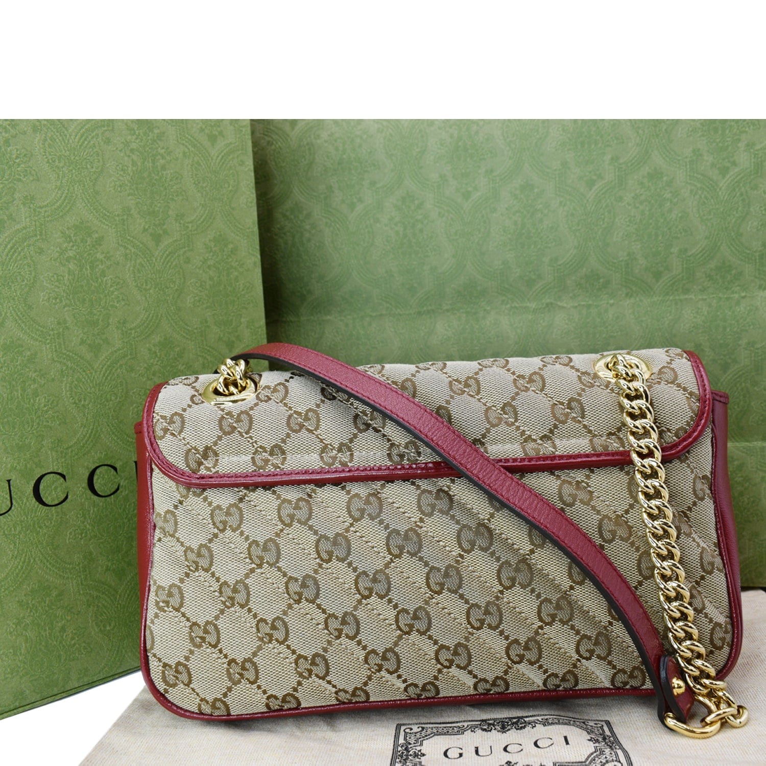 Gucci Marmont Small Shoulder Bag Canvas Matelasse