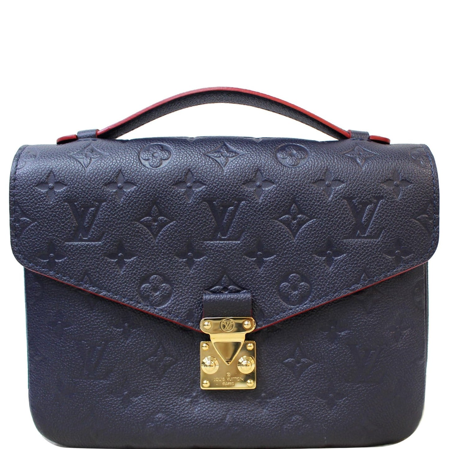 Louis Metis Pochette Empreinte Crossbody Bag Leather Blue