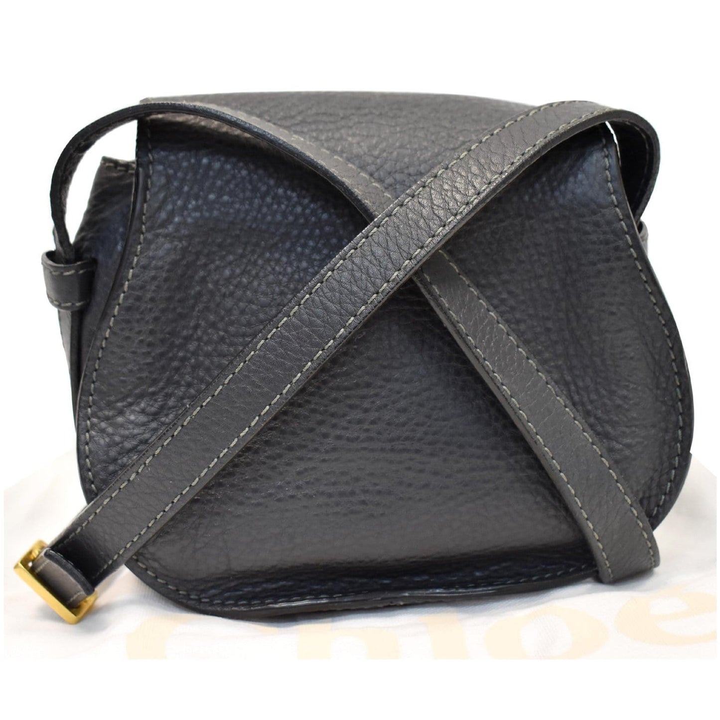 Chloe Marcie Crossbody Bag Leather Black