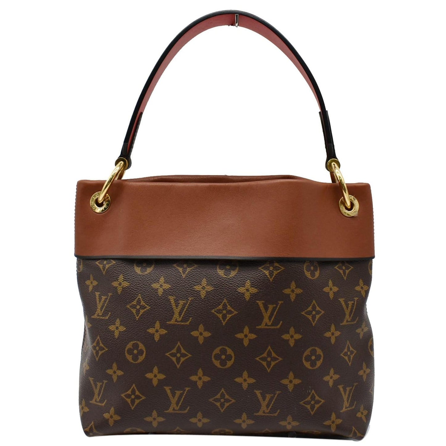 Louis Tuileries Besace Shoulder Bag Caramel Canvas Monogram