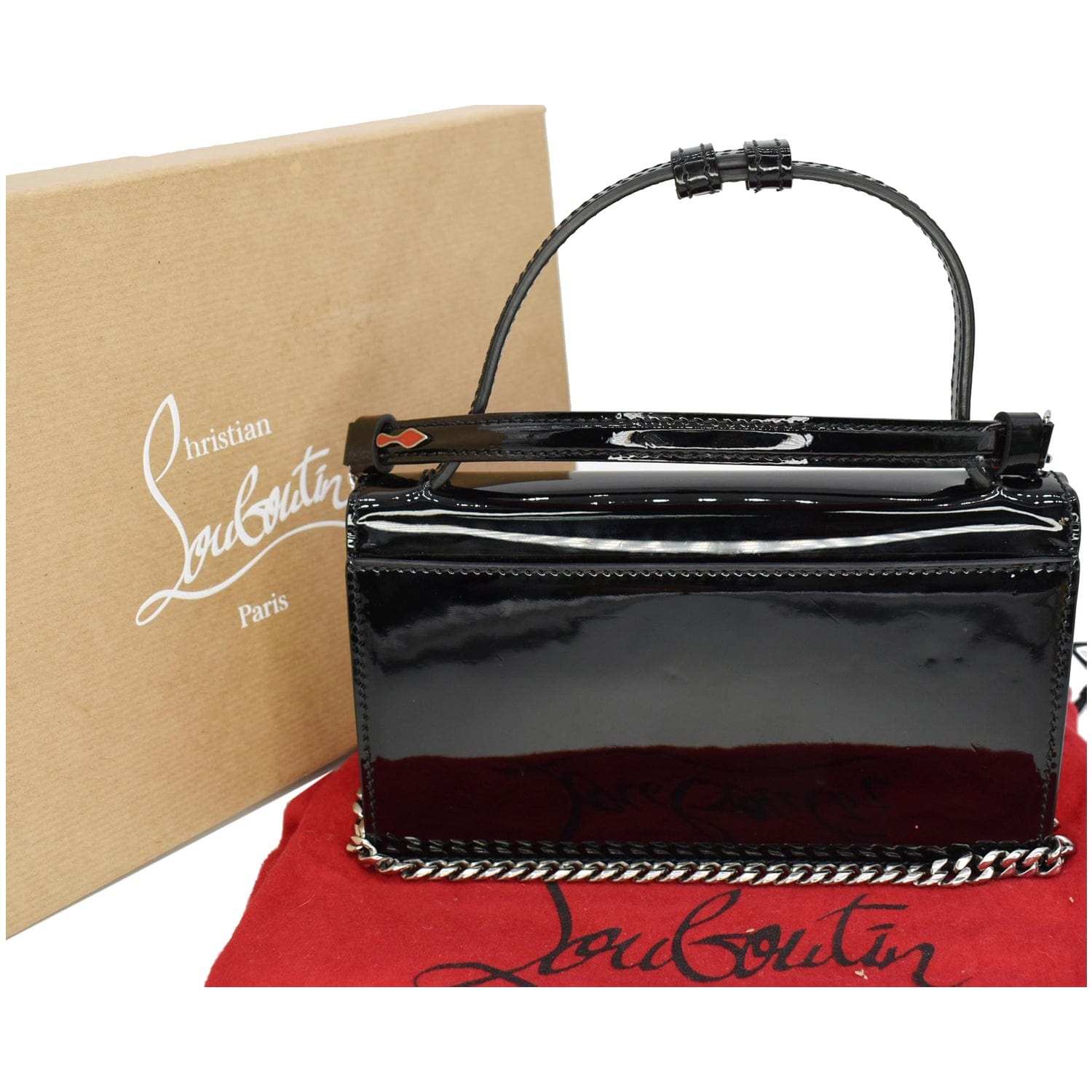 Elisa Baguette New Rep Clutch Bag Leather Black