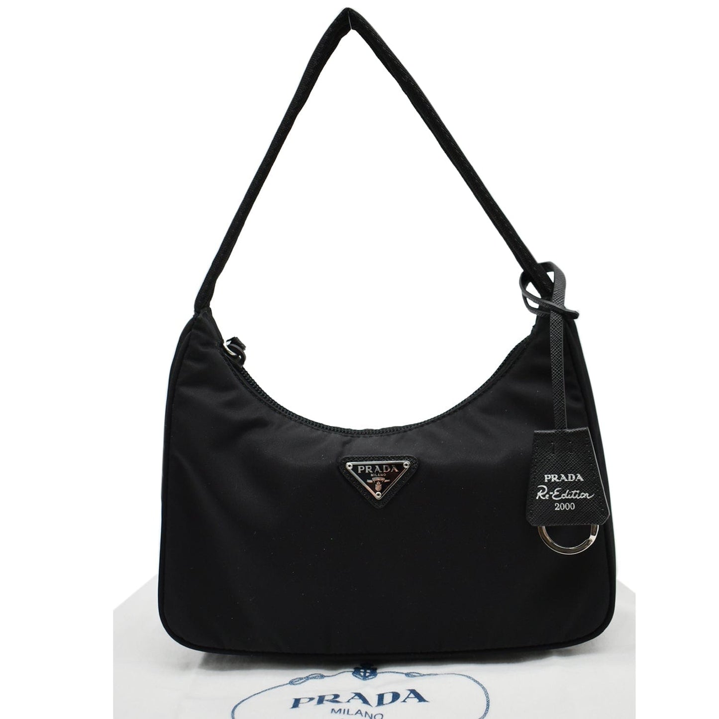 Prada Re Edition Shoulder Bag Nylon Black Bag Black