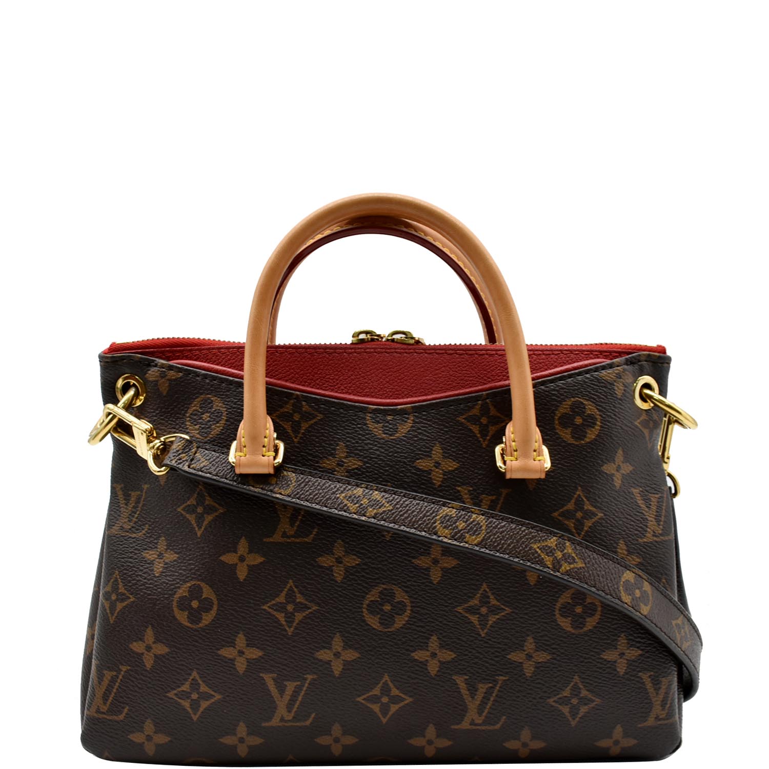 Louis Pallas Bb Satchel Crossbody Bag Canvas Monogram