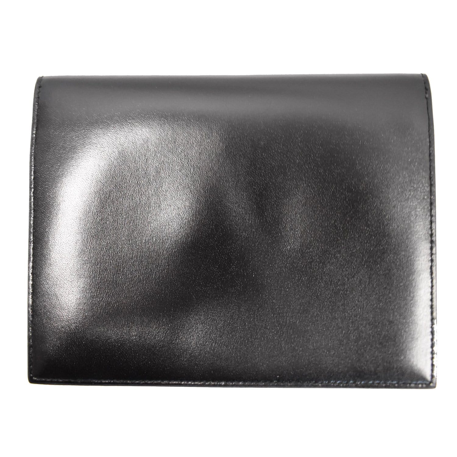 YSL Saint Laurent Saint Uptown Envelope Pouch Travel Bag Leather Black