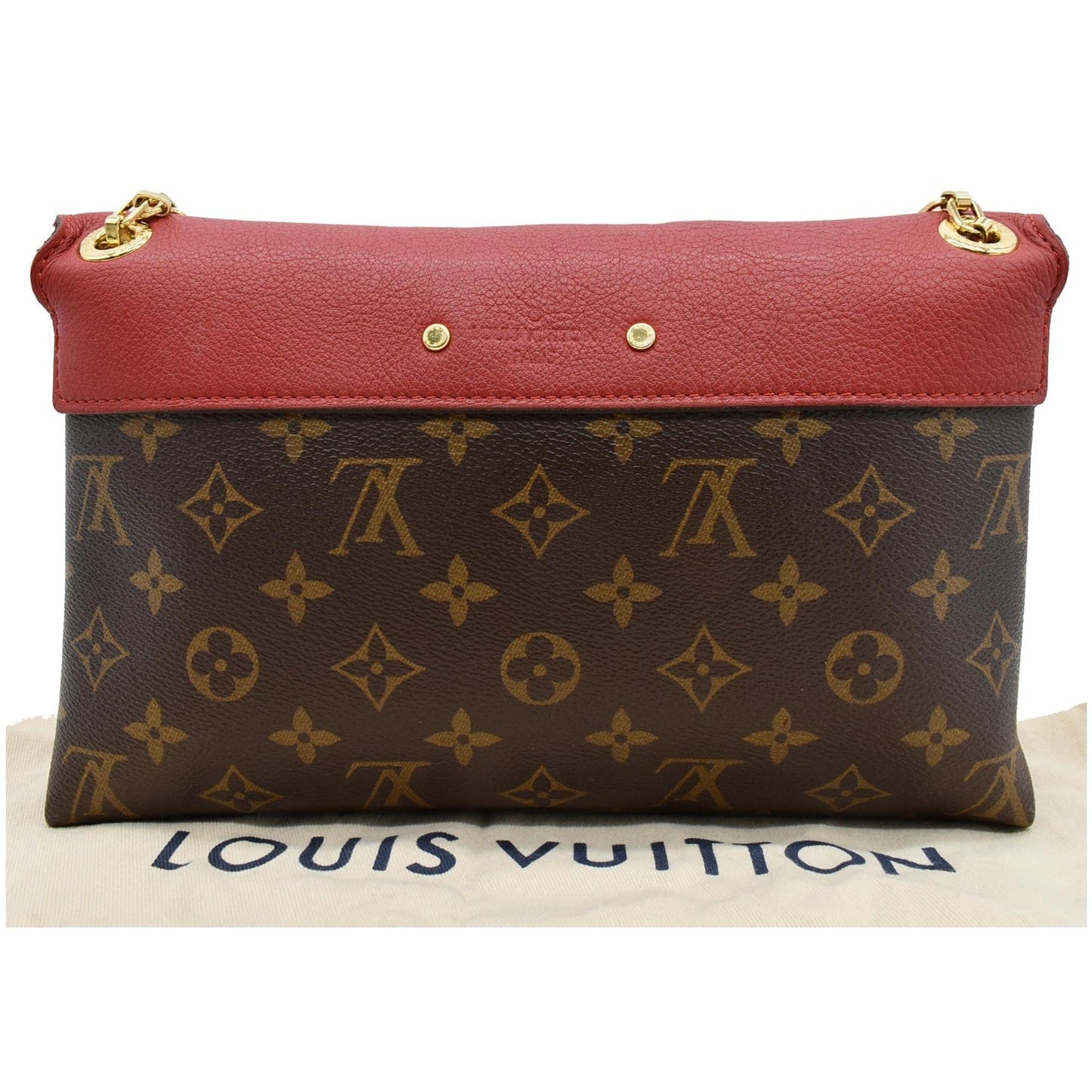 Louis Pallas Chain Crossbody Bag Canvas Monogram