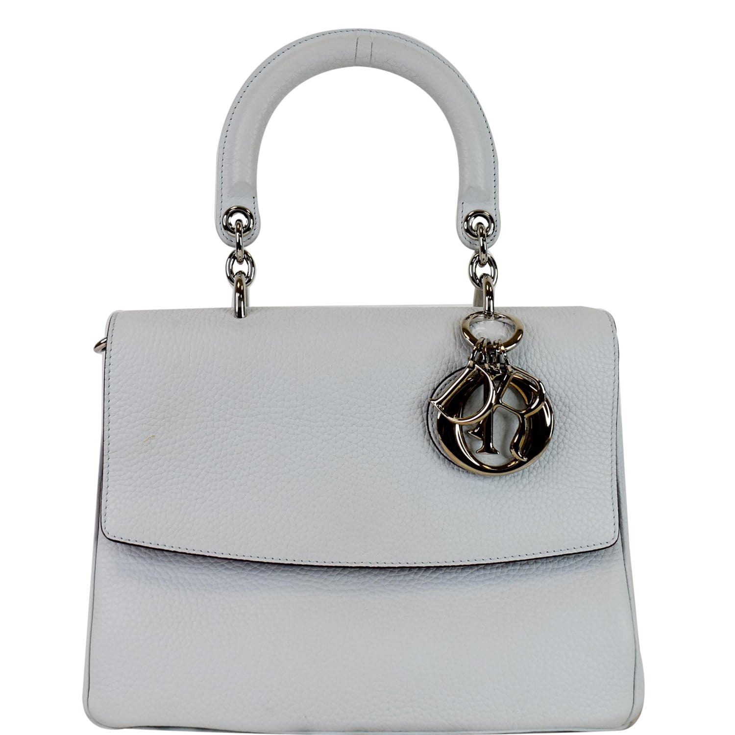Dior Be Shoulder Bag Grey Leather Small Bag Grey