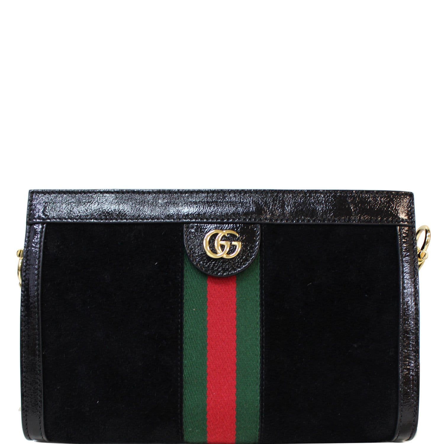 Gucci Ophidia Small Web Shoulder Bag Leather Suede