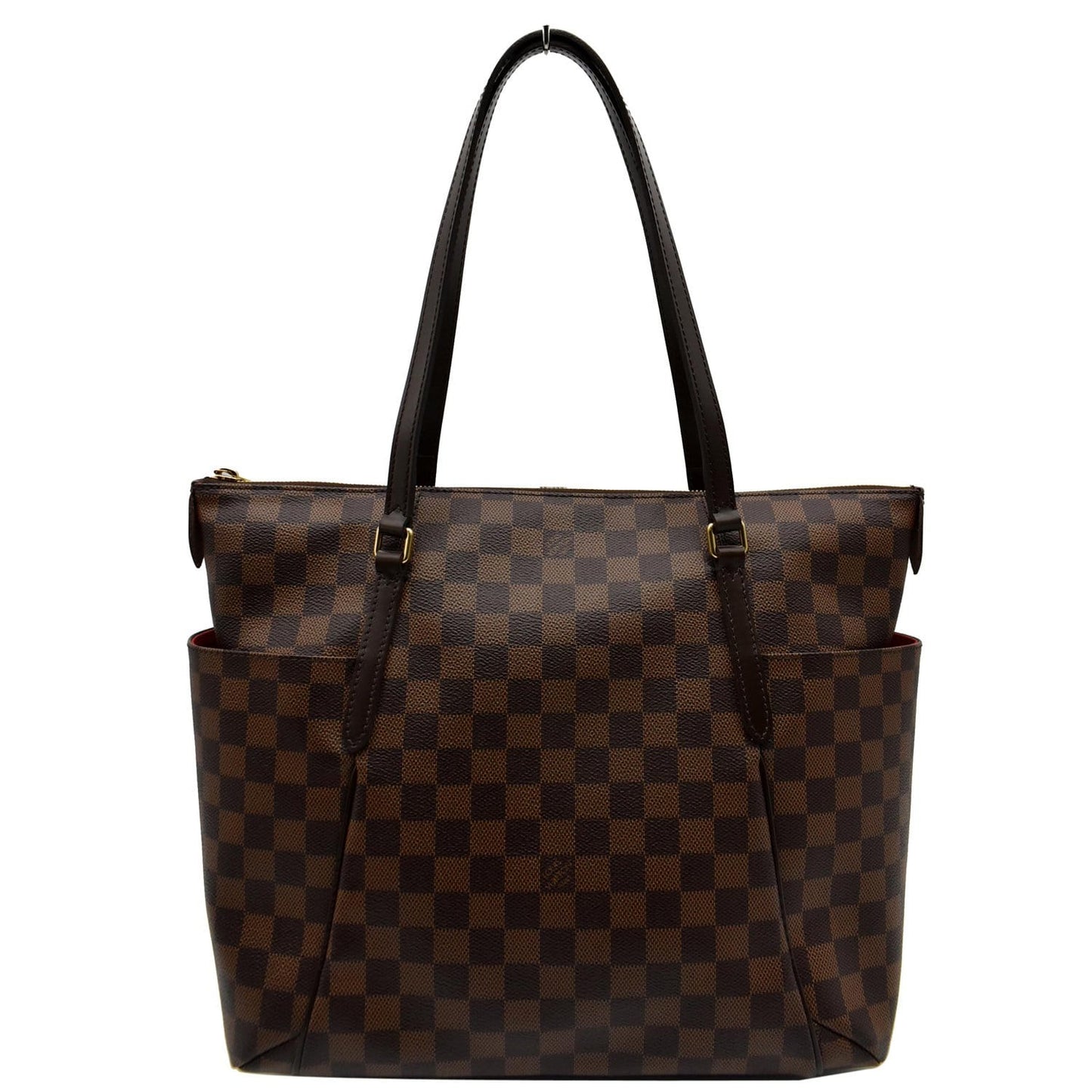 Louis Totally Mm Damier Ebene Shoulder Bag Brown