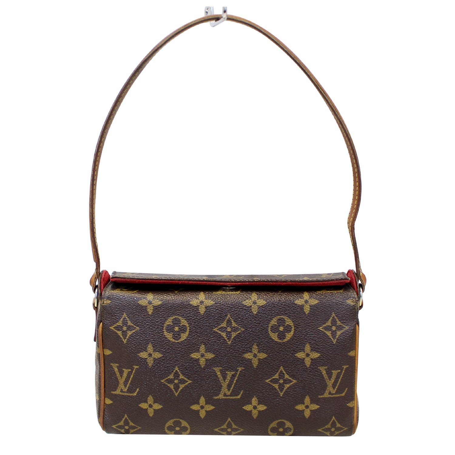 Louis Recital Shoulder Handbag Canvas Monogram Shoulder Bag