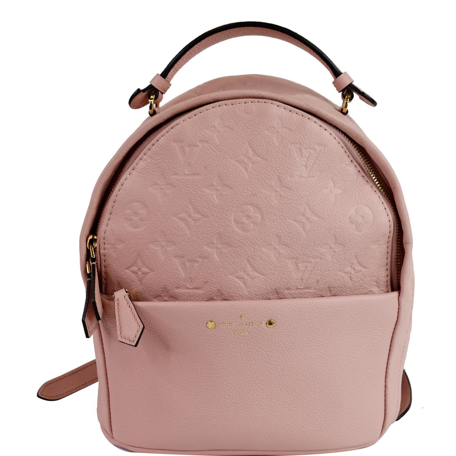 Louis Sorbonne Empreinte Backpack Rose Poudre Leather Monogram