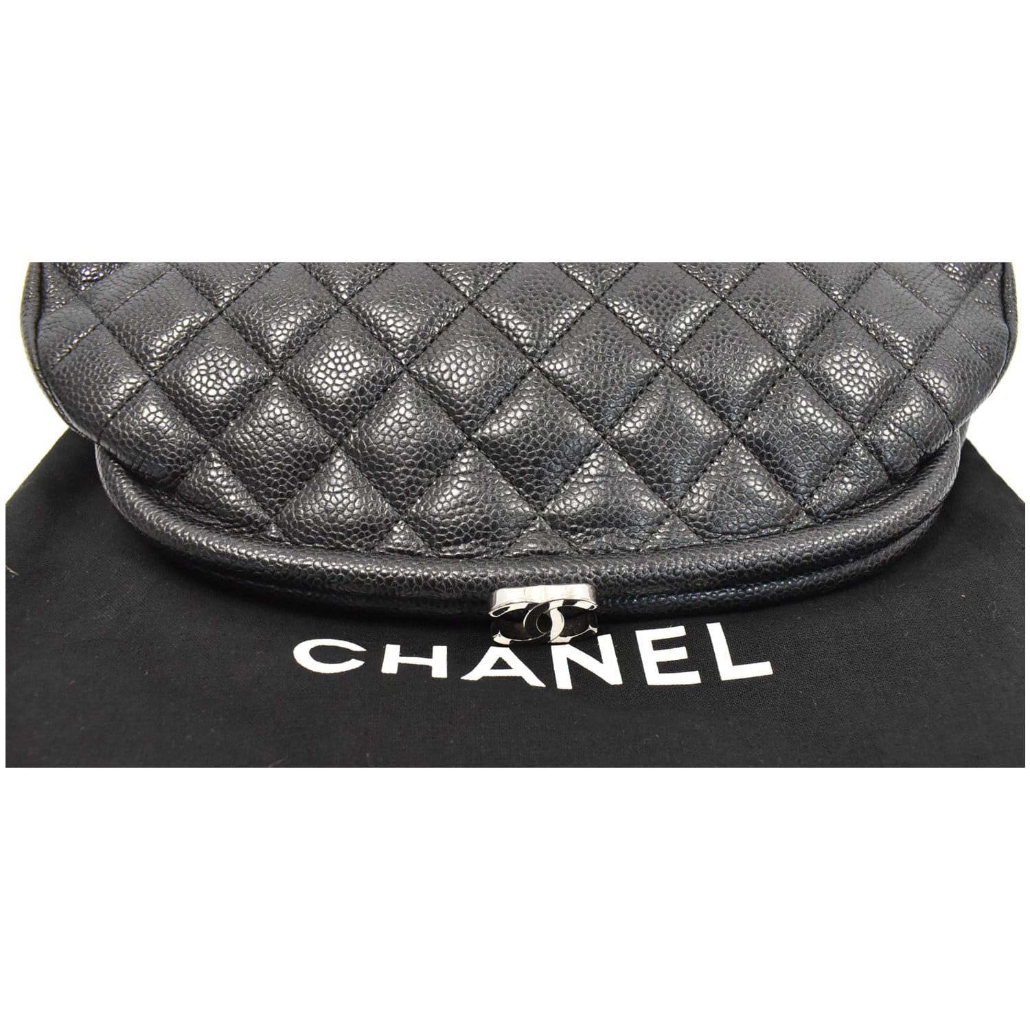 Chanel Timeless Caviar Clutch Leather Quilted Clutch Bag