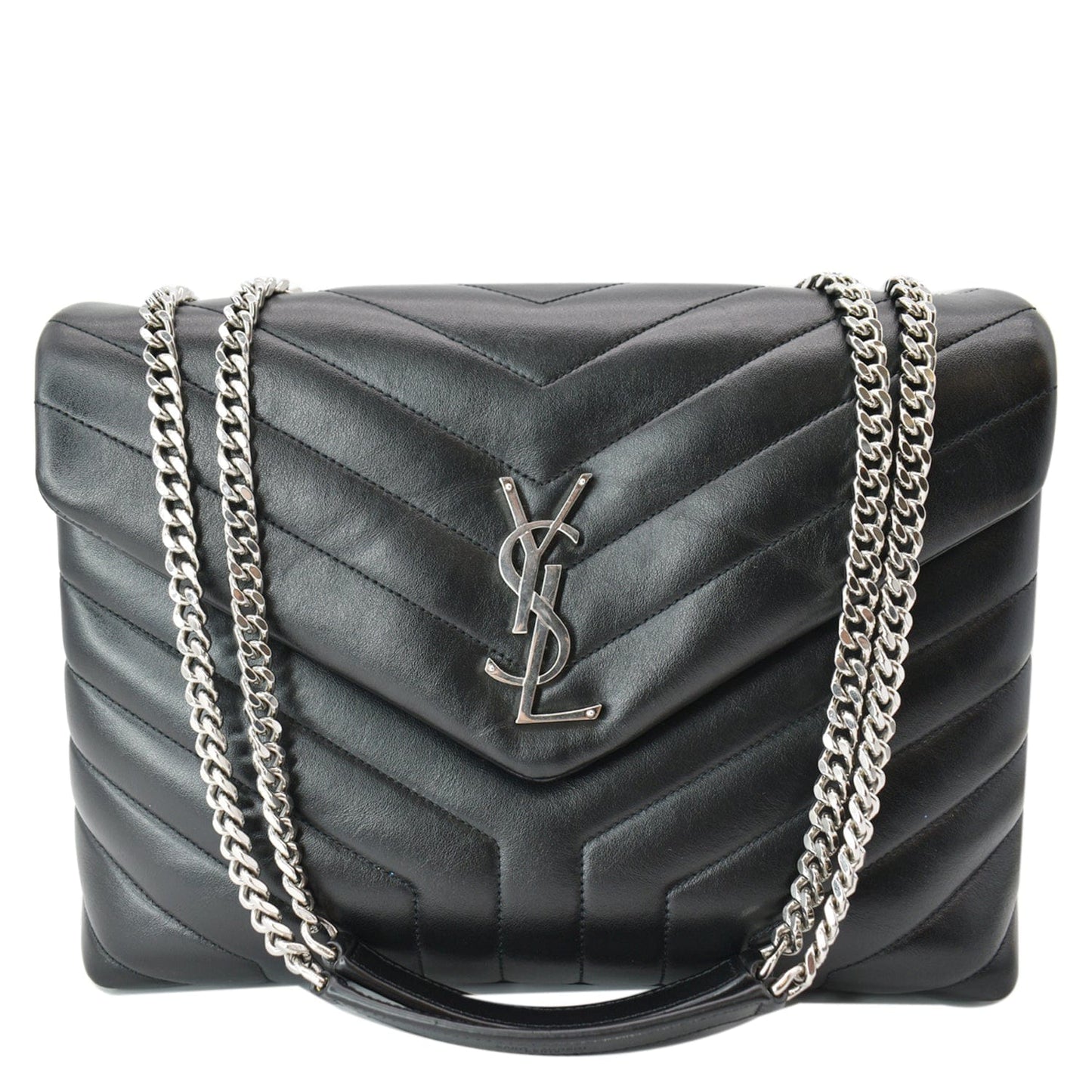 YSL Saint Laurent Saint Medium Loulou Chain Shoulder Bag Leather Matelasse Medium 1